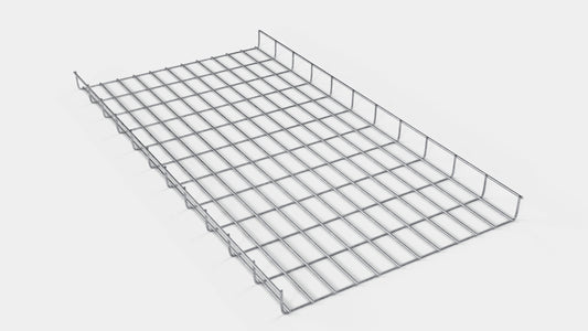 Kabelkanal höjd 110 cm, djup 5 cm, maskstorlek 5 x 10 cm