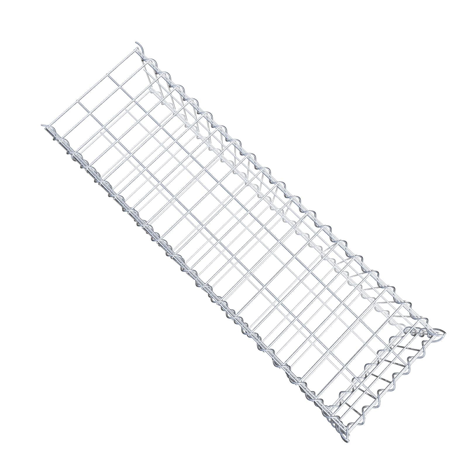 Gabbione aggiuntivo tipo 2 100 cm x 20 cm x 30 cm (L x A x P), maglia 5 cm x 10 cm, spirale