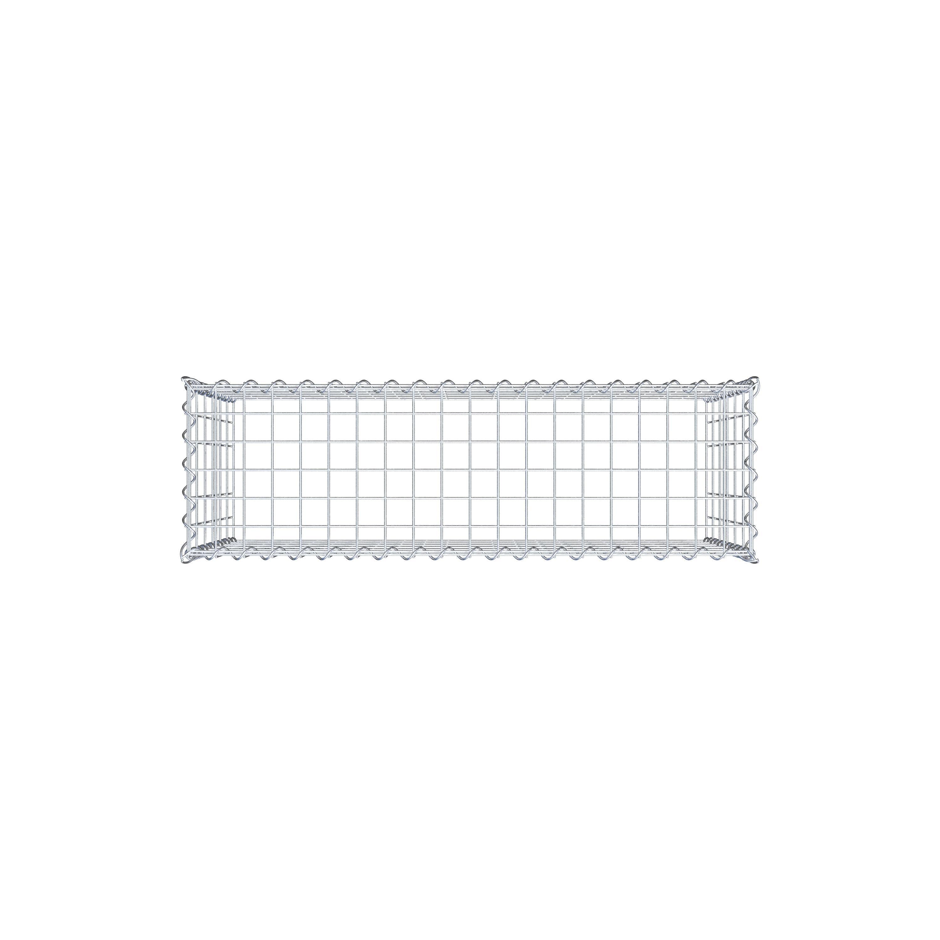 Grown-on gabion type 3 100 cm x 60 cm x 30 cm (L x H x D), mesh size 5 cm x 10 cm, spiral