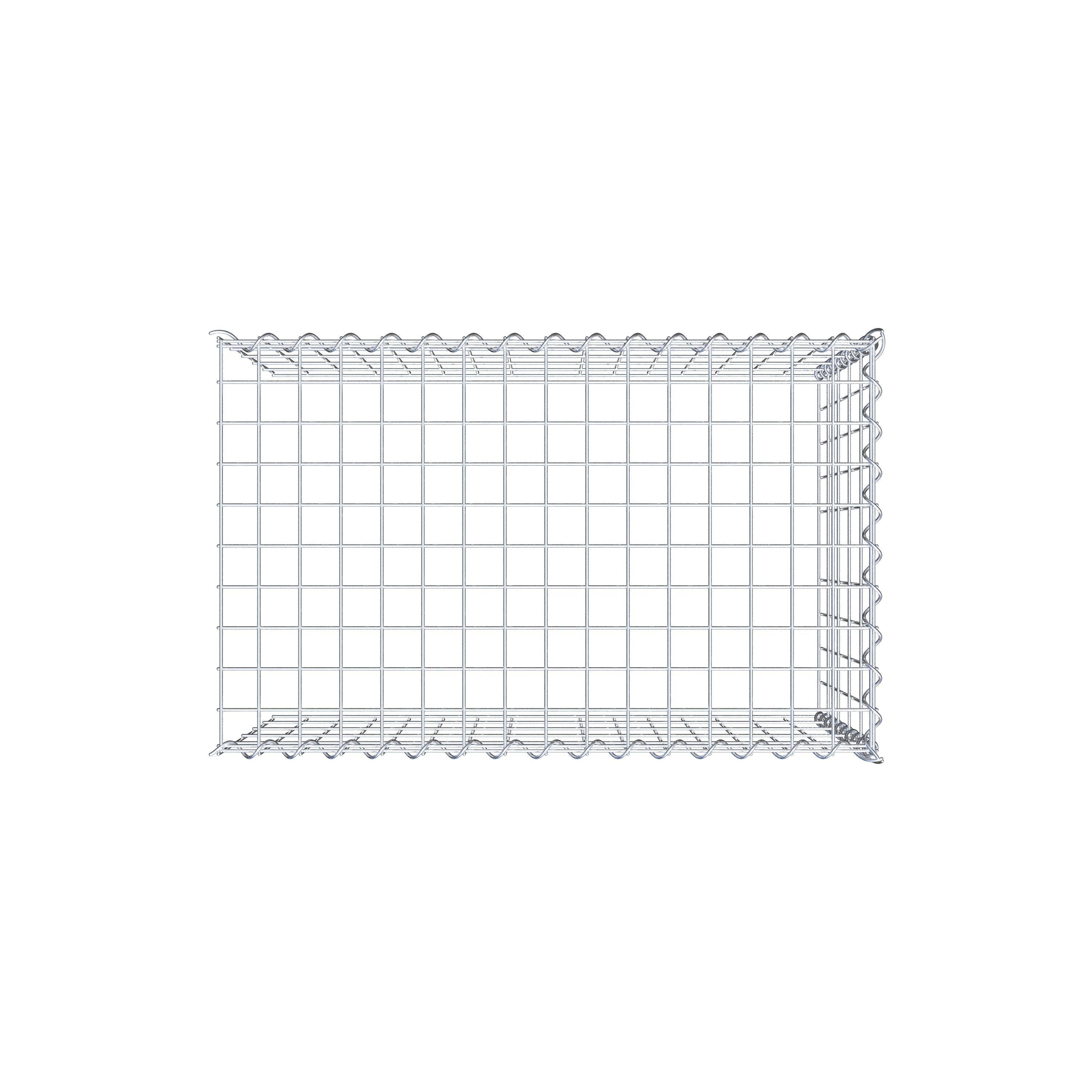 Fourche rapportée type 4 80 cm x 50 cm x 50 cm (L x H x P), mailles 5 cm x 10 cm, spirale