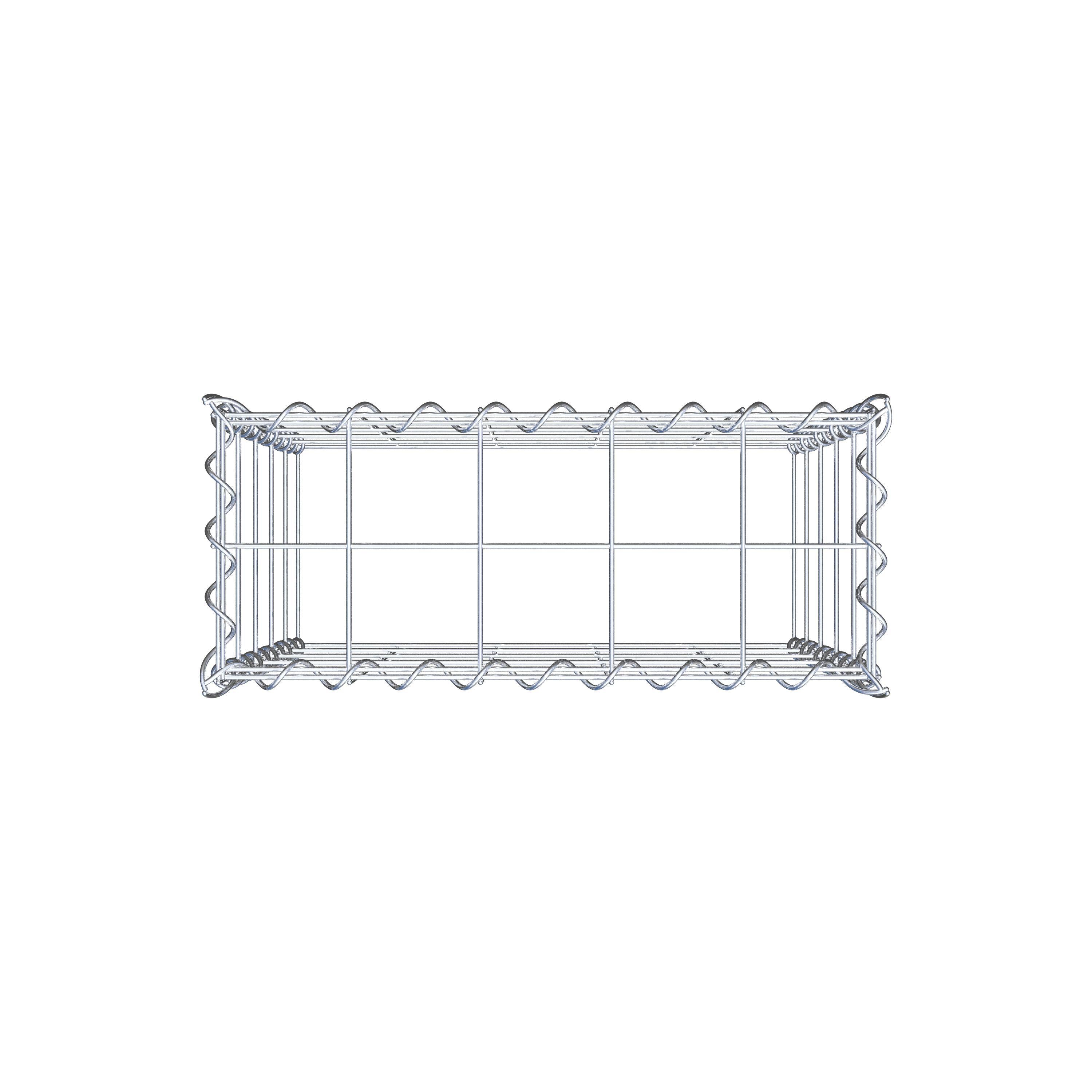 Anbaugabione Typ 3 50 cm x 50 cm x 20 cm (L x H x T), Maschenweite 10 cm x 10 cm, Spirale