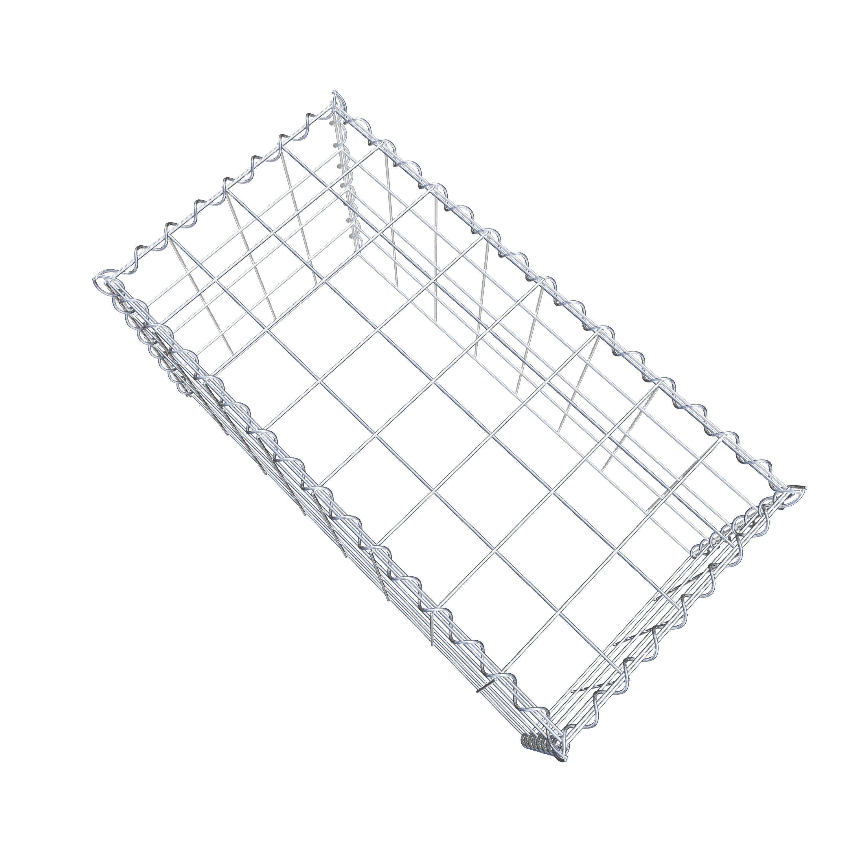 Gavión complementario tipo 3 80 cm x 40 cm x 40 cm (L x A x P), malla 10 cm x 10 cm, espiral