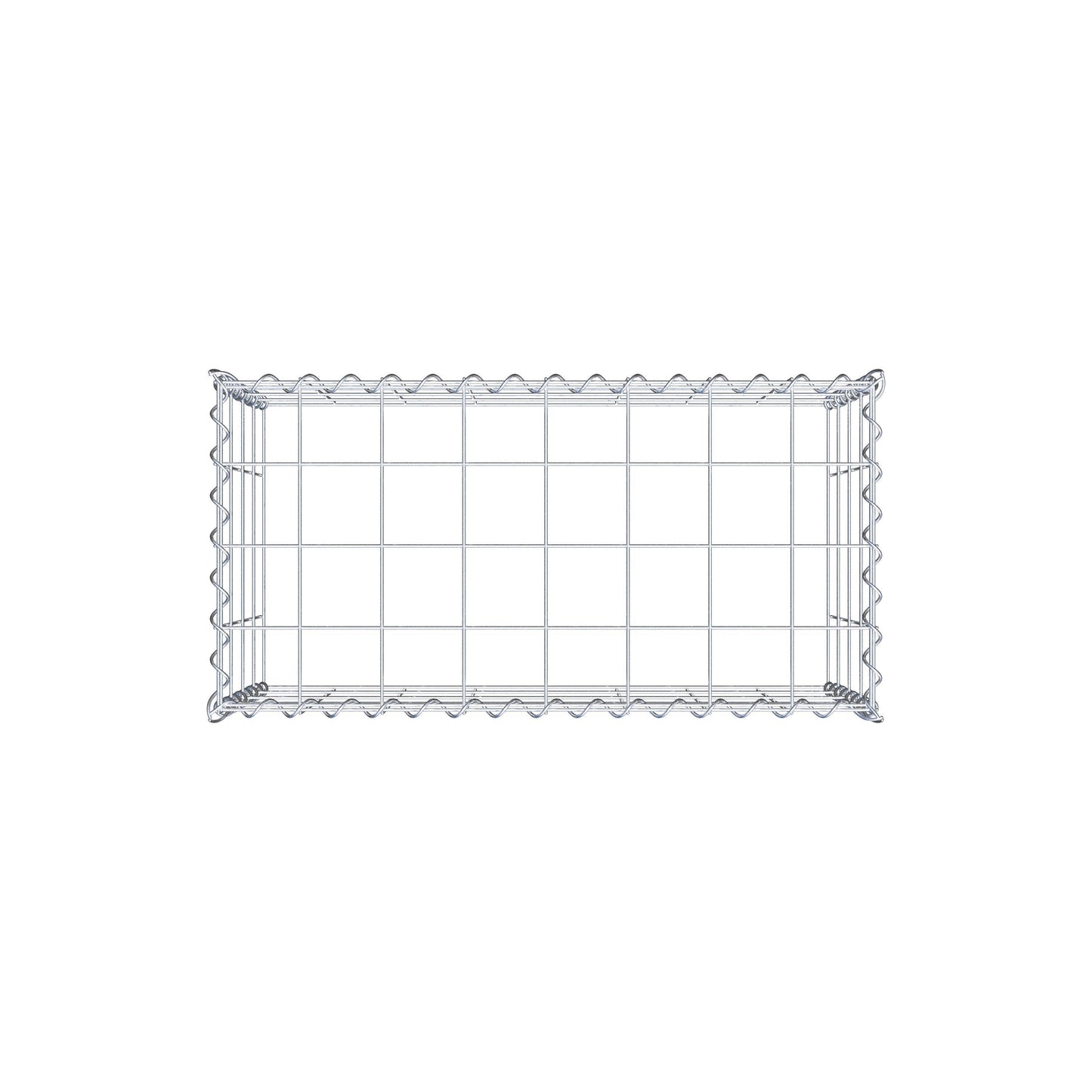 Extra gabion typ 3 80 cm x 40 cm x 40 cm (L x H x D), maskstorlek 10 cm x 10 cm, spiral