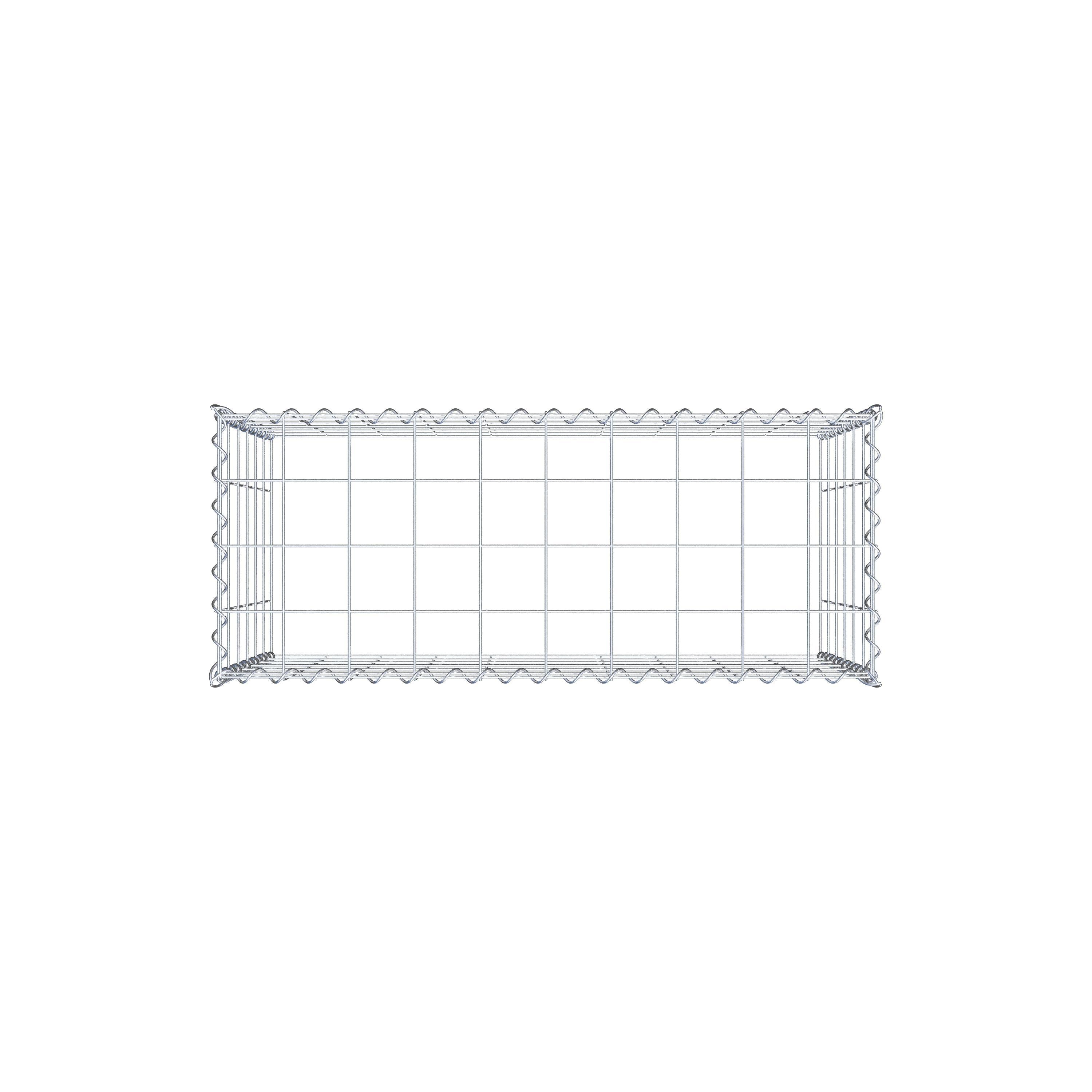 Anbaugabione Typ 3 100 cm x 60 cm x 40 cm (L x H x T), Maschenweite 10 cm x 10 cm, Spirale