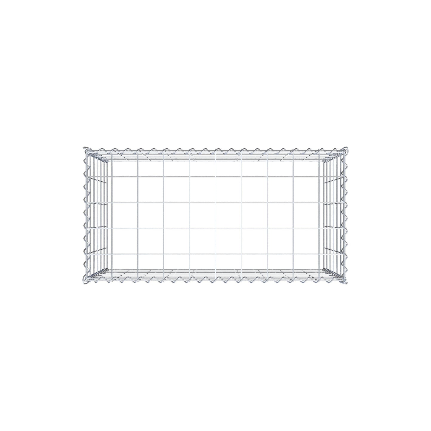 Gavión complementario tipo 3 100 cm x 60 cm x 50 cm (L x A x P), malla 10 cm x 10 cm, espiral