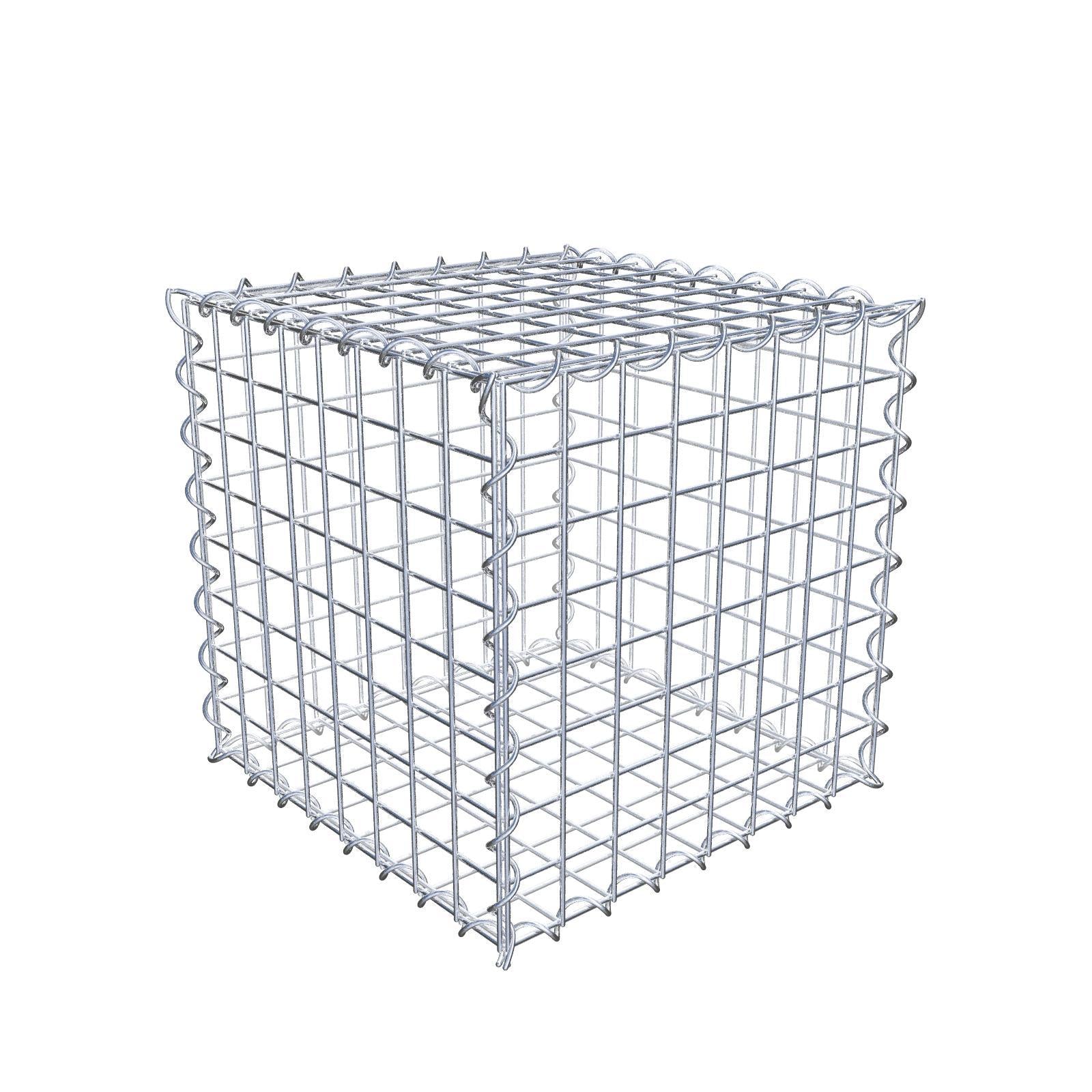 Gabion 40 cm x 40 cm x 40 cm (L x H x D), maskestørrelse 5 cm x 5 cm, spiral