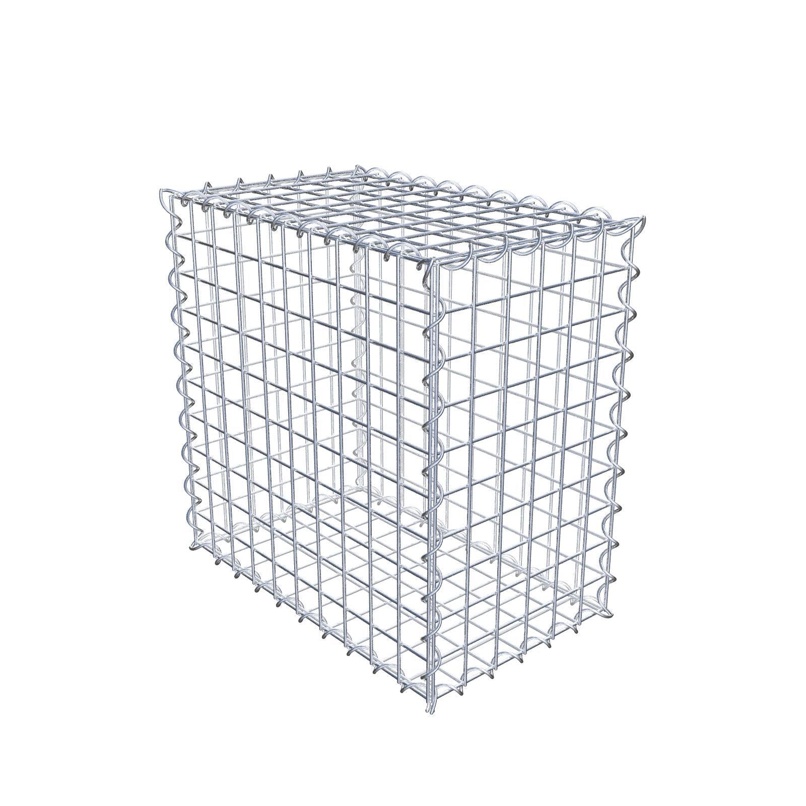Gabion 50 cm x 50 cm x 30 cm (L x H x D), mesh size 5 cm x 5 cm, spiral
