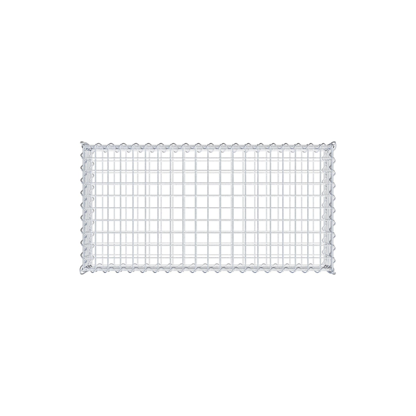 Gabion 100 cm x 20 cm x 50 cm (L x H x D), mesh size 5 cm x 5 cm, spiral