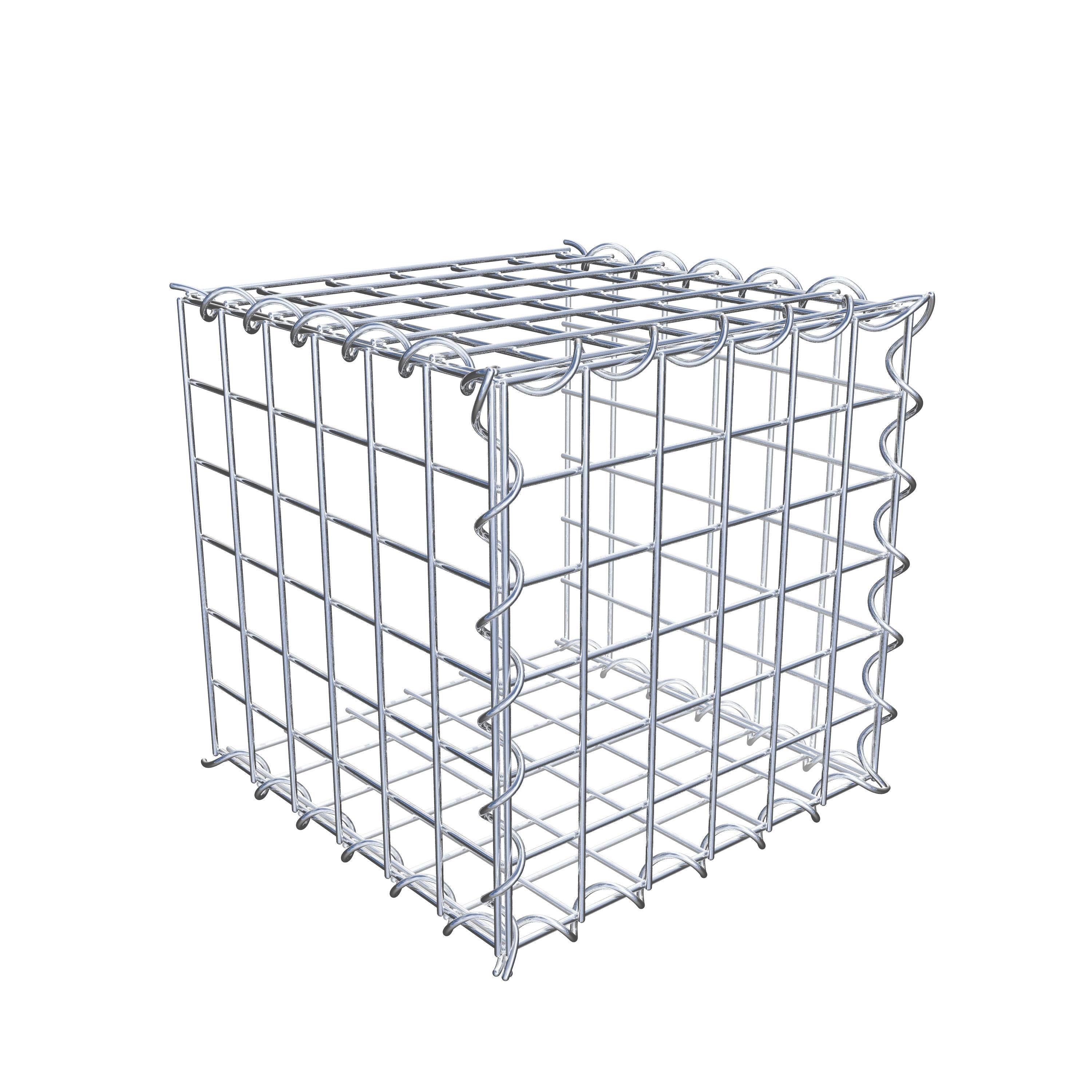 Gavión complementario tipo 2 30 cm x 30 cm x 30 cm (L x A x P), malla 5 cm x 5 cm, espiral