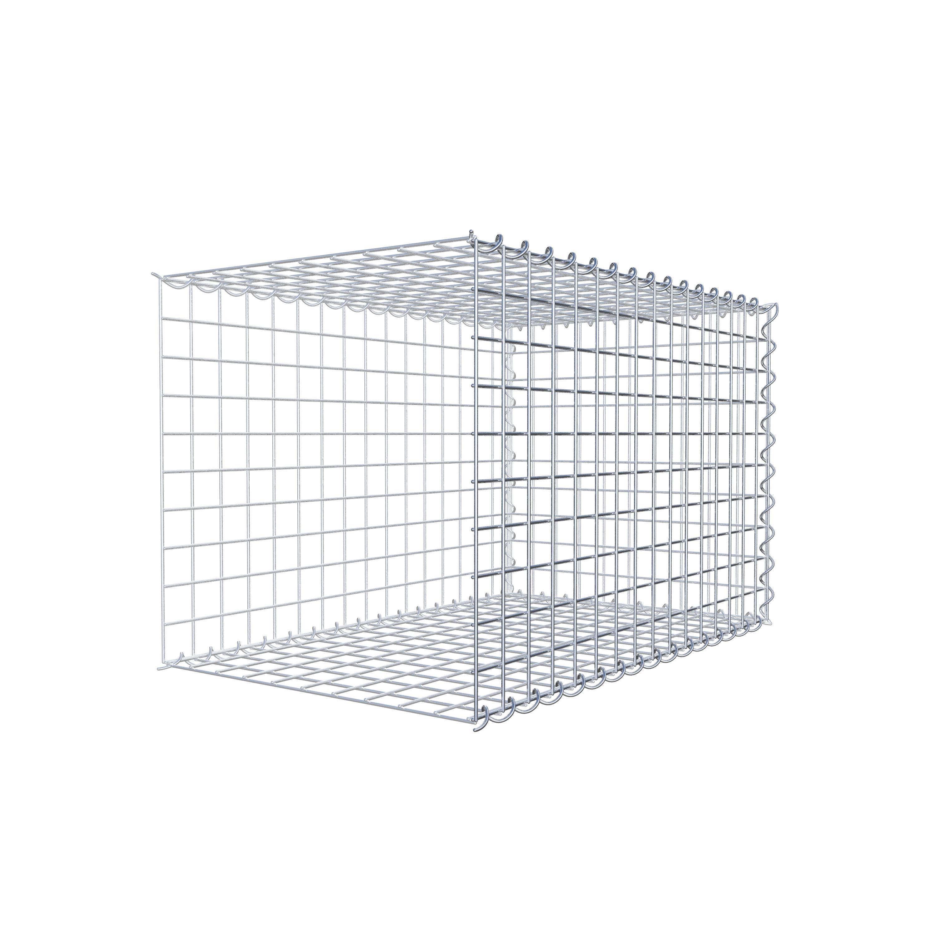 Add-on schanskorf type 2 80 cm x 50 cm x 50 cm (L x H x D), maaswijdte 5 cm x 5 cm, spiraalvormig