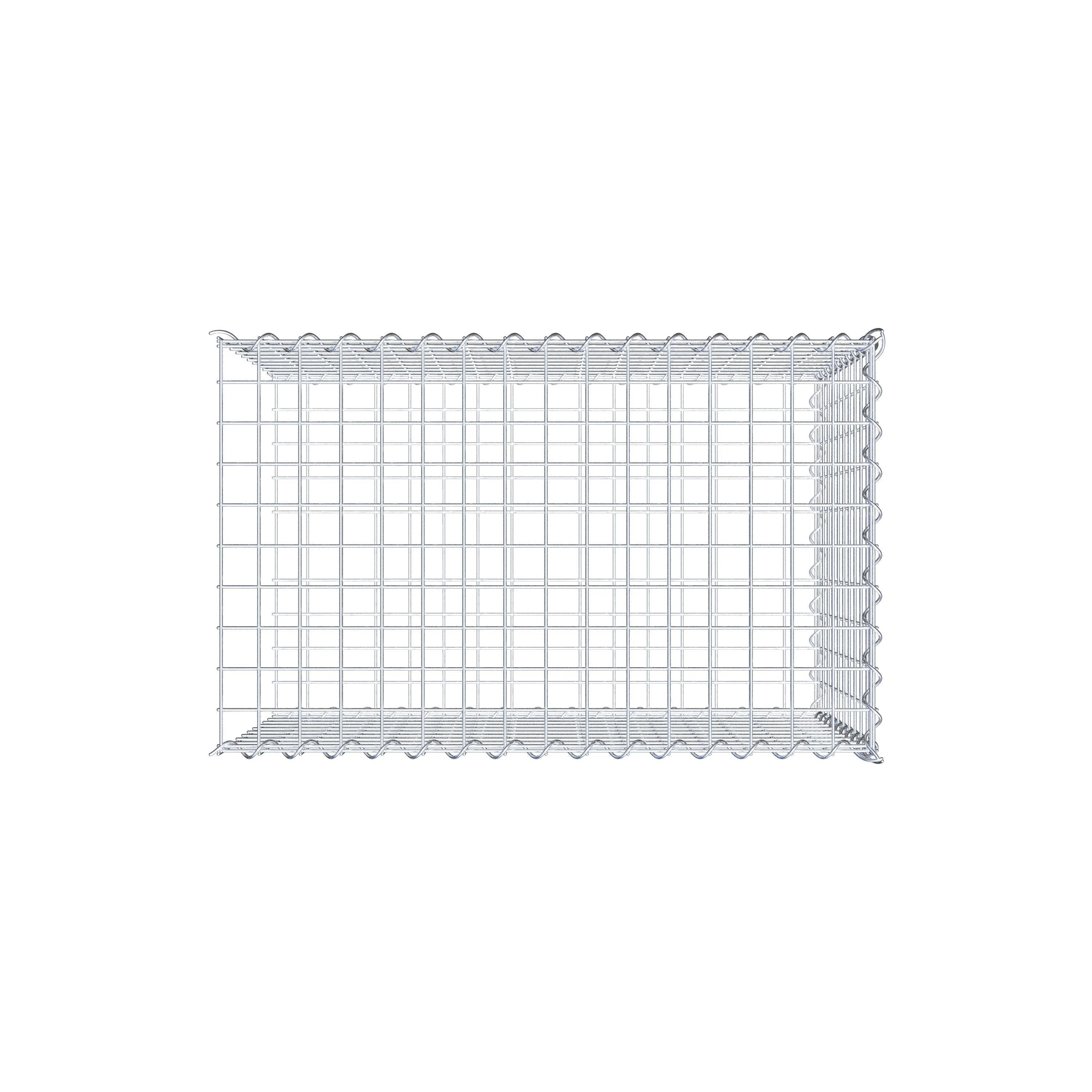 Add-on schanskorf type 2 80 cm x 50 cm x 50 cm (L x H x D), maaswijdte 5 cm x 5 cm, spiraalvormig