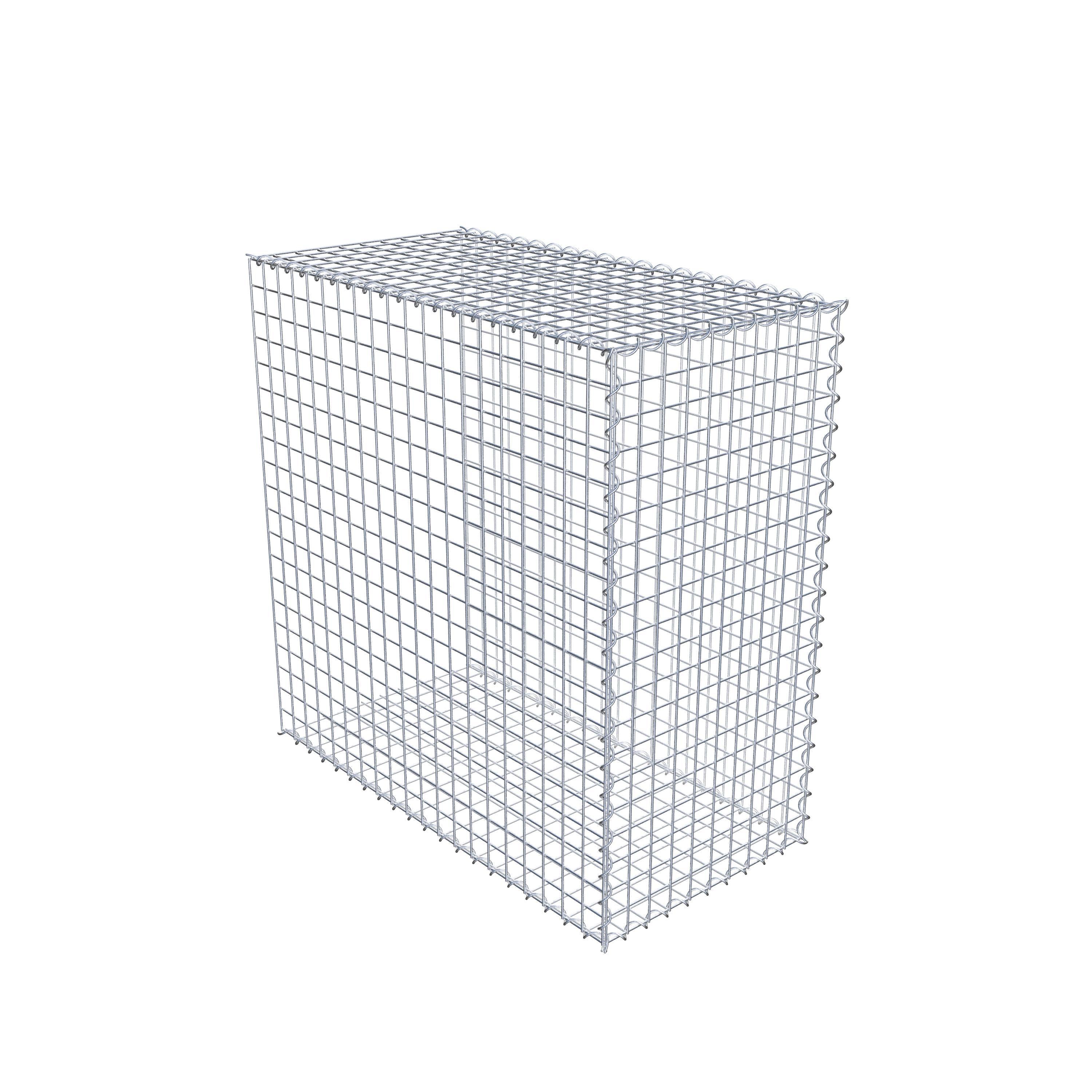 Opvokset gabion type 2 100 cm x 100 cm x 50 cm (L x H x D), maskestørrelse 5 cm x 5 cm, spiral