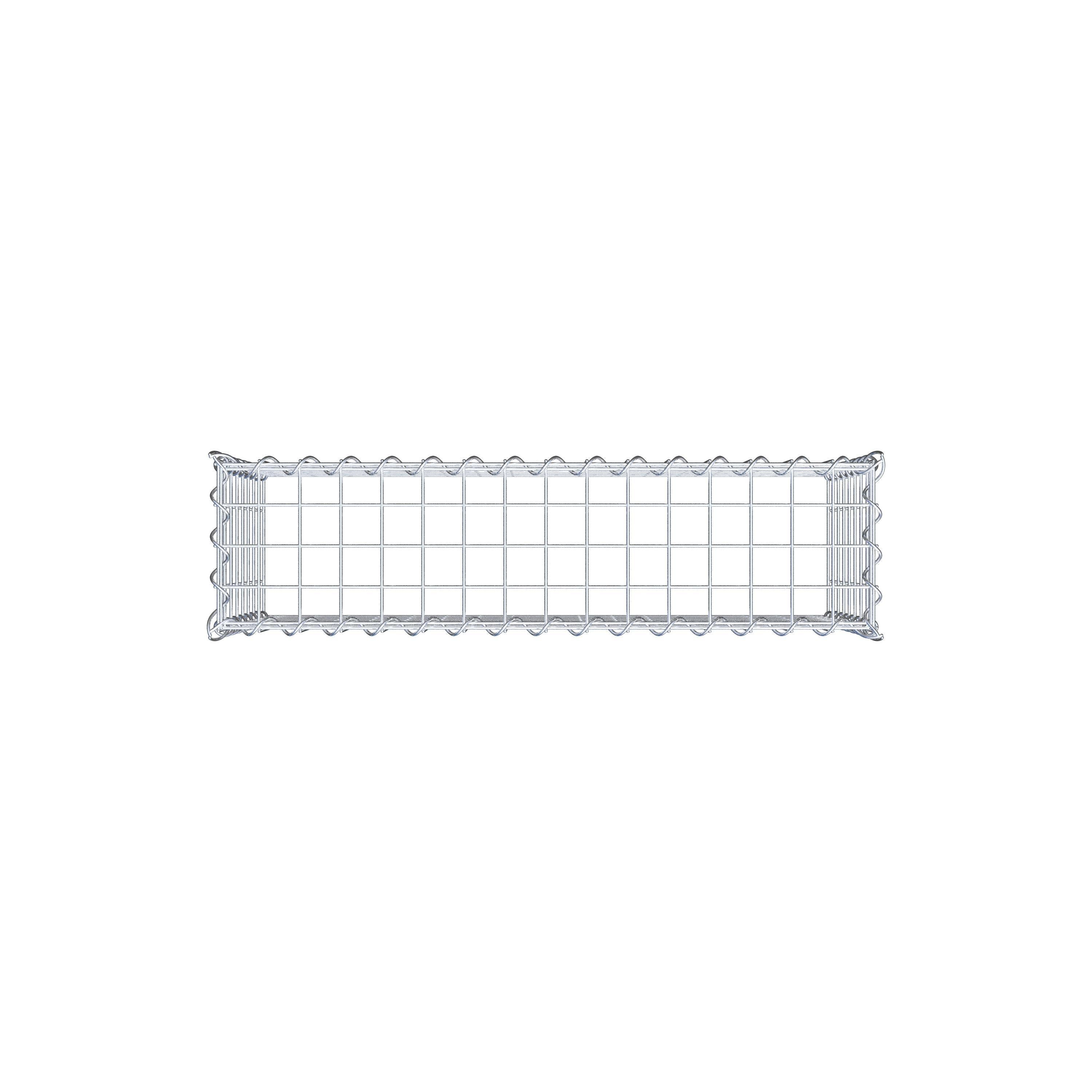 Grown-on gabion type 3 80 cm x 40 cm x 20 cm (L x H x D), mesh size 5 cm x 5 cm, spiral