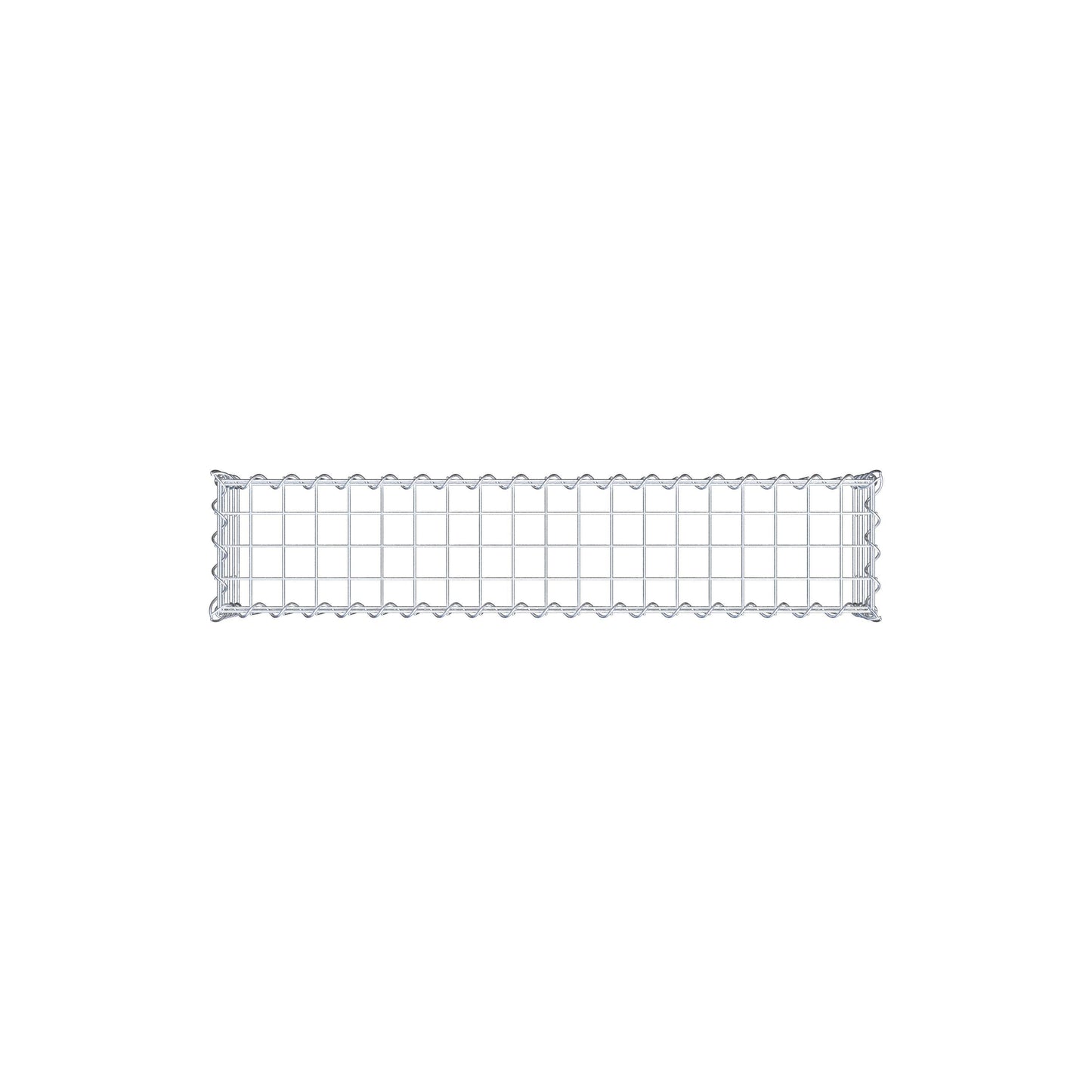 Add-on schanskorf type 3 100 cm x 20 cm x 20 cm (L x H x D), maaswijdte 5 cm x 5 cm, spiraalvormig