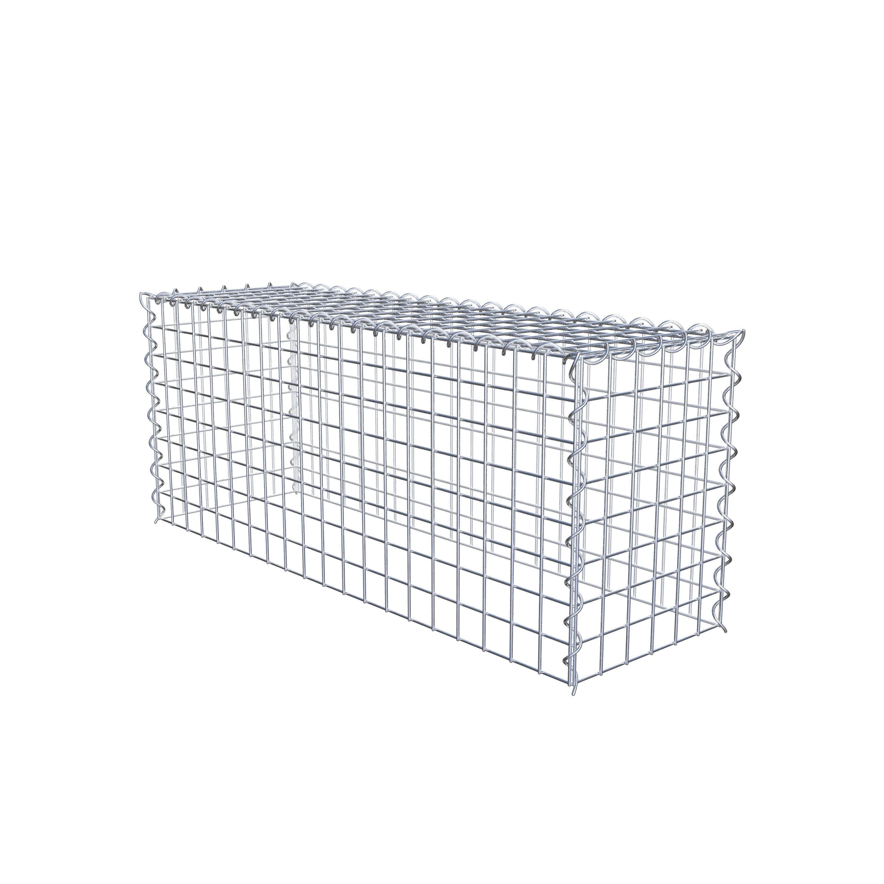 Extra gabion typ 3 100 cm x 40 cm x 30 cm (L x H x D), maskstorlek 5 cm x 5 cm, spiral