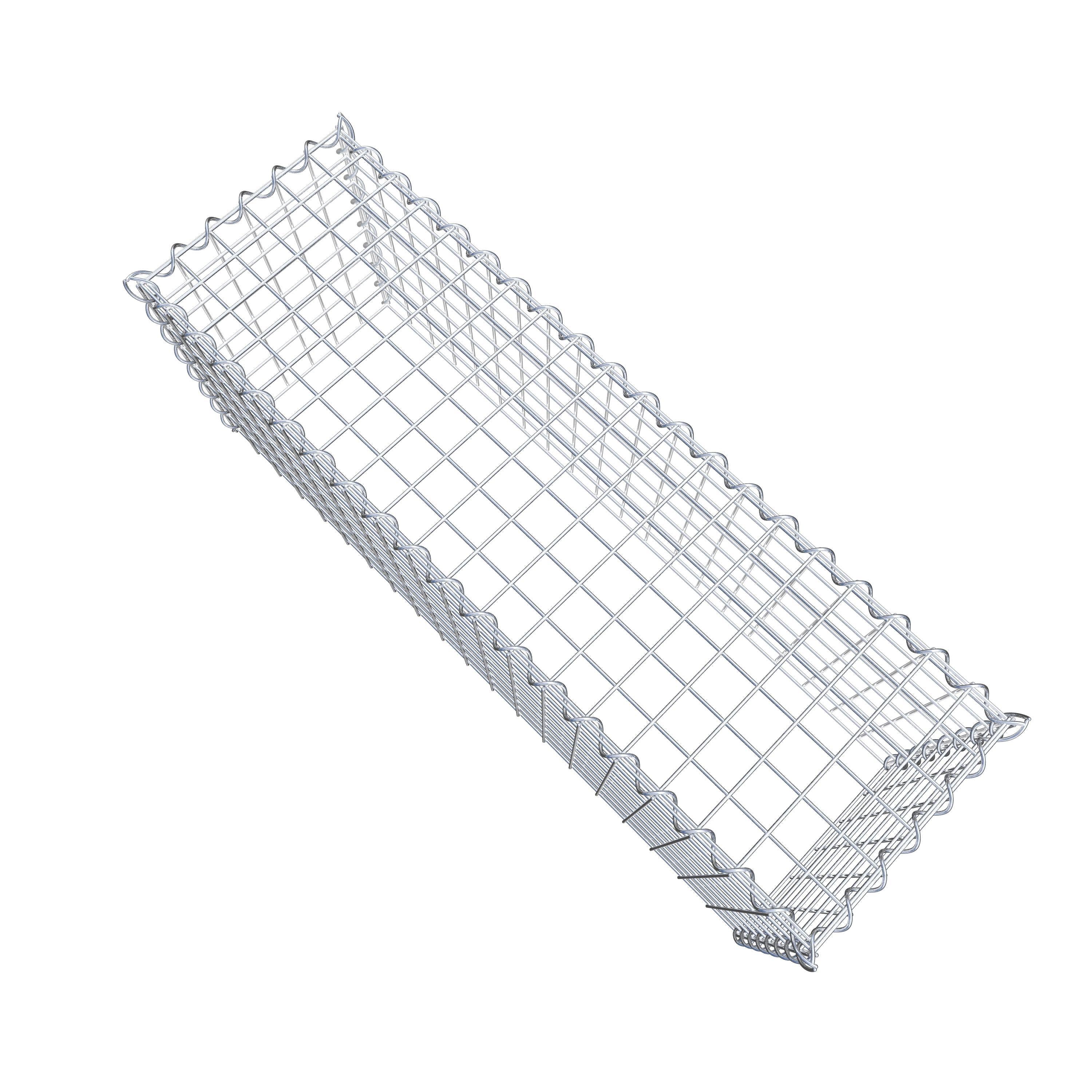 Extra gabion typ 3 100 cm x 40 cm x 30 cm (L x H x D), maskstorlek 5 cm x 5 cm, spiral