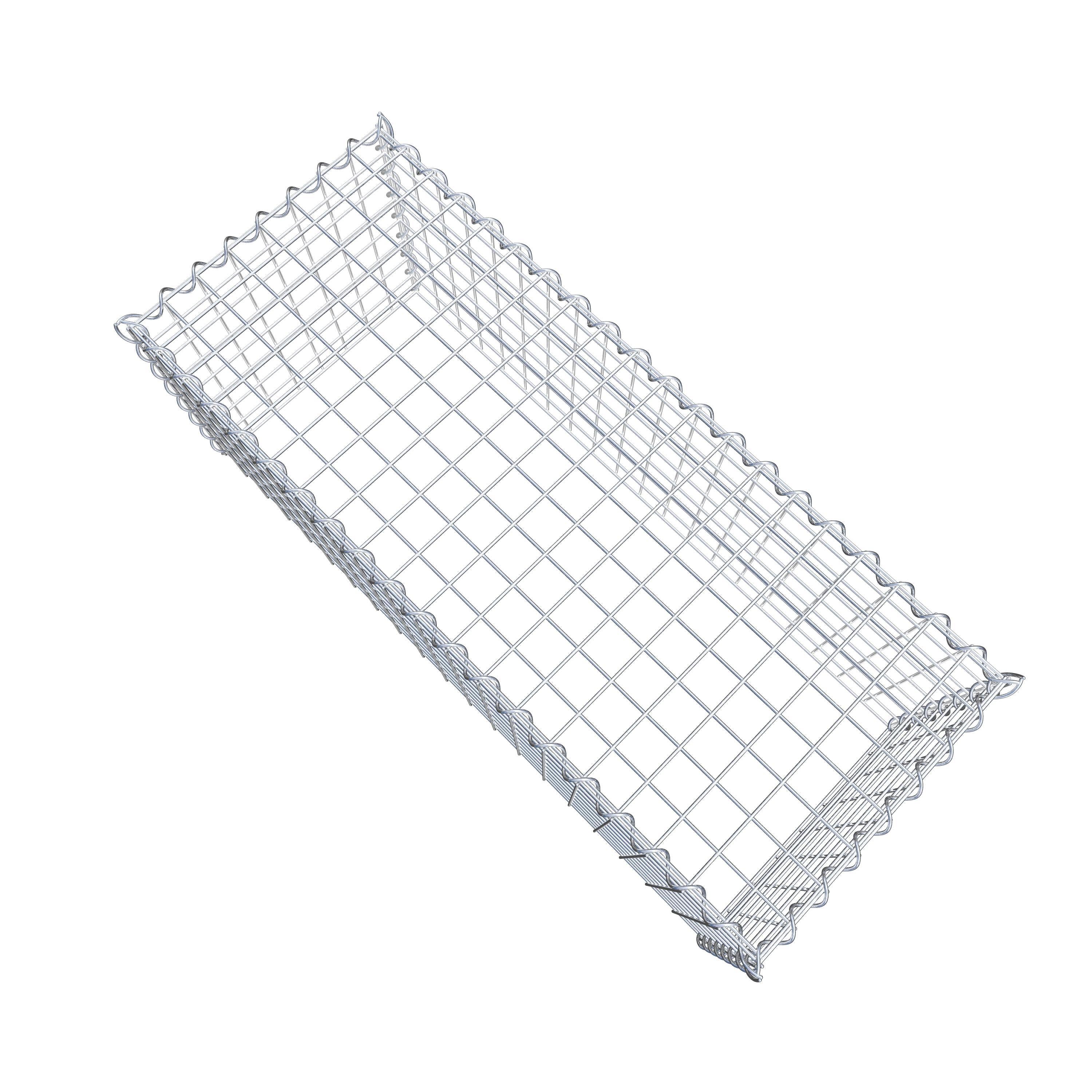 Extra gabion typ 3 100 cm x 40 cm x 40 cm (L x H x D), maskstorlek 5 cm x 5 cm, spiral