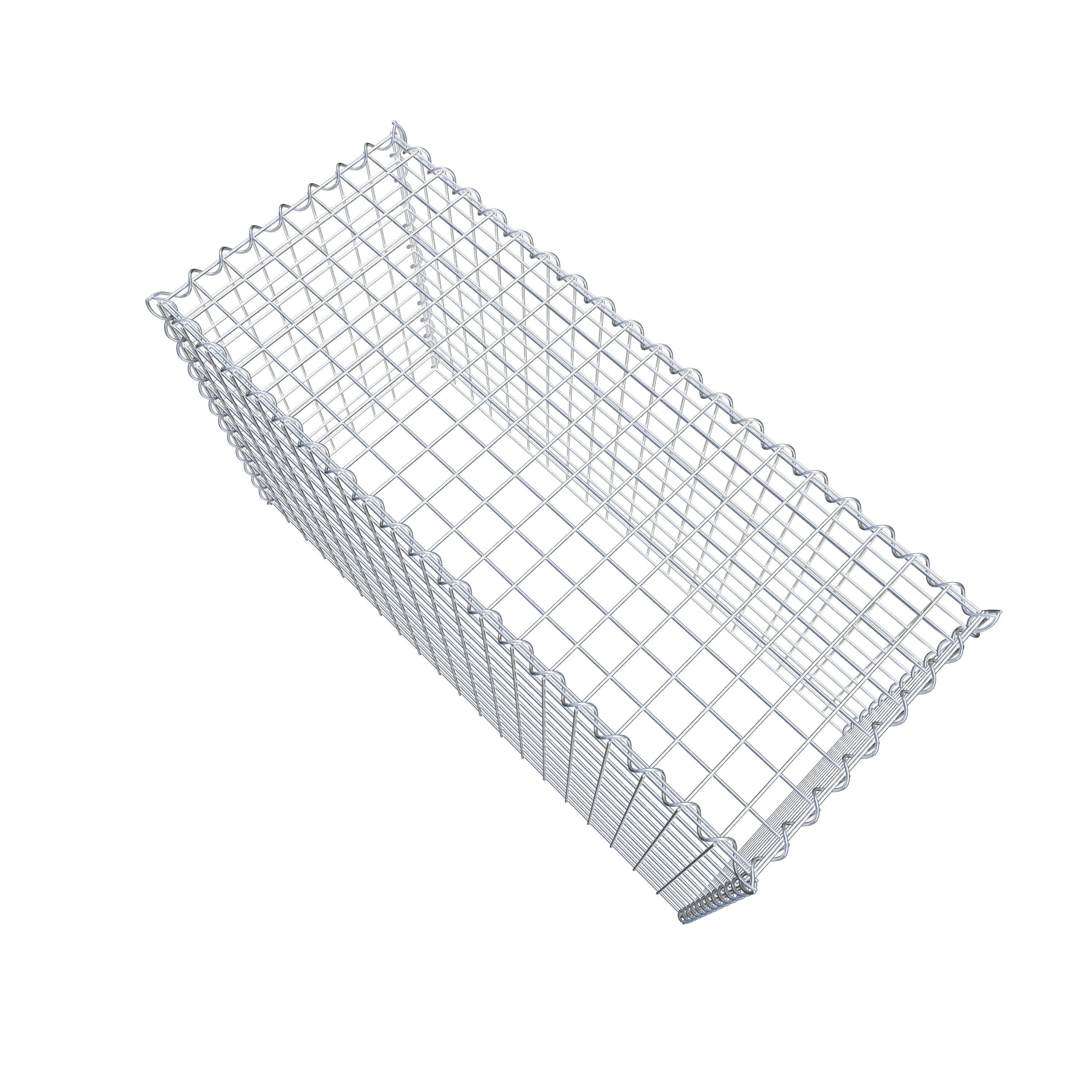 Gavión complementario tipo 3 100 cm x 60 cm x 40 cm (L x A x P), malla 5 cm x 5 cm, espiral