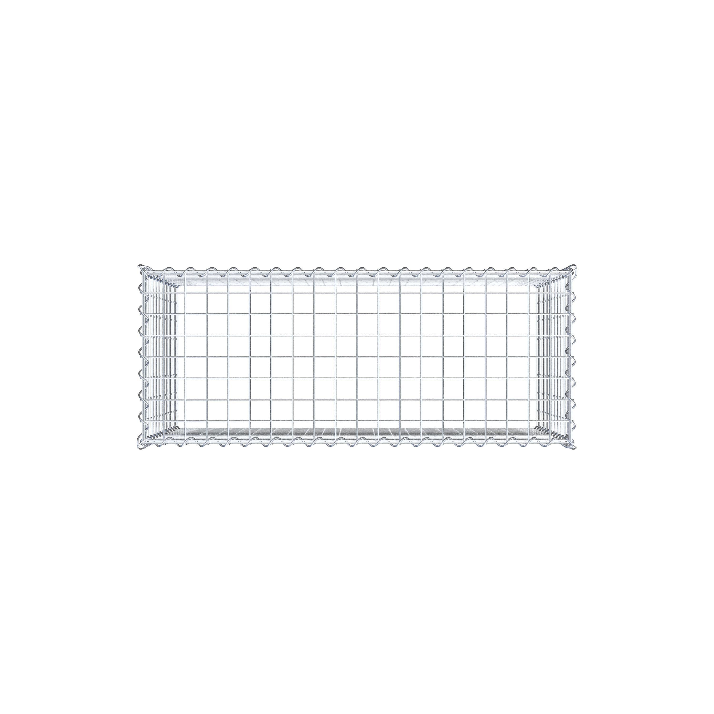 Gavión complementario tipo 3 100 cm x 60 cm x 40 cm (L x A x P), malla 5 cm x 5 cm, espiral