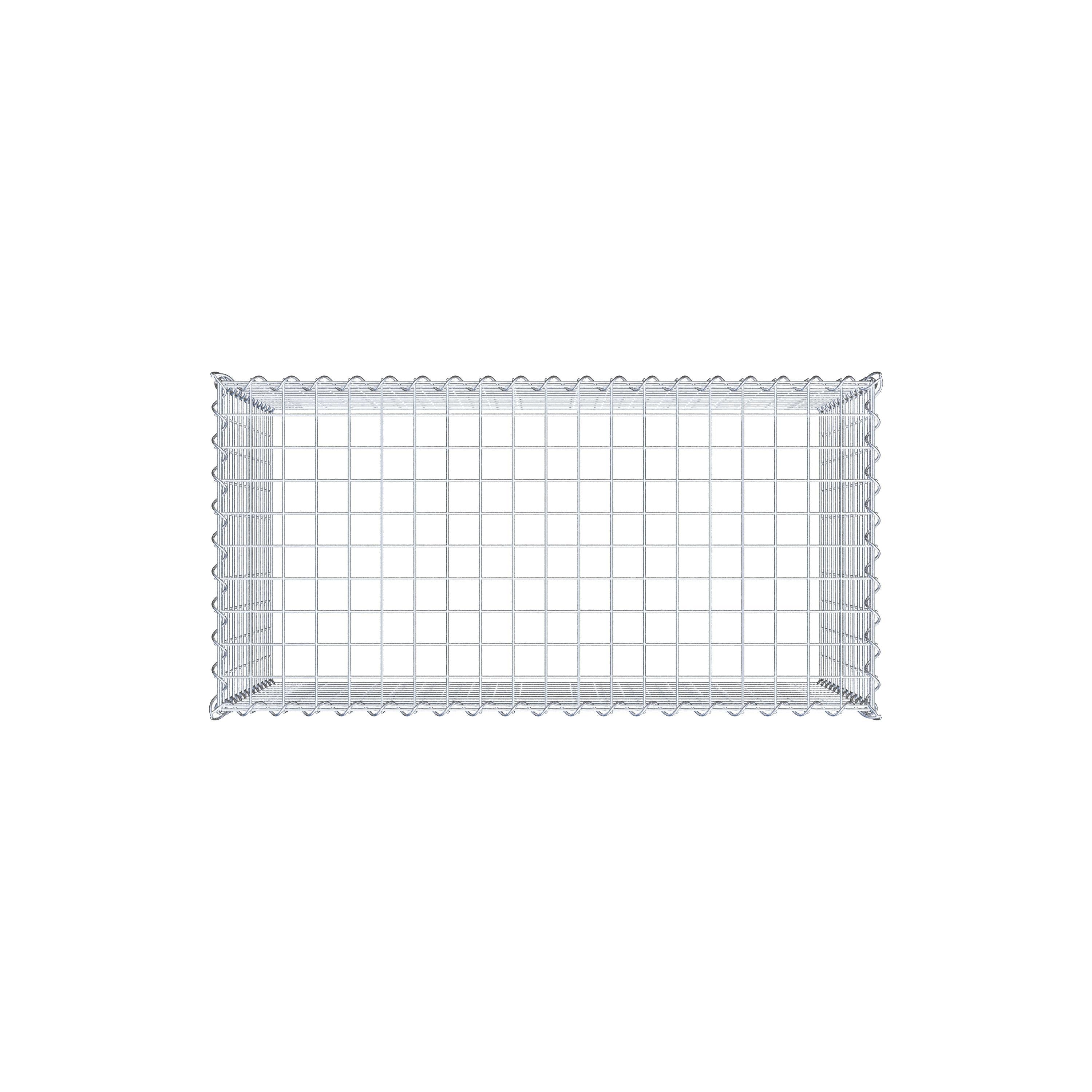 Extra gabion typ 3 100 cm x 60 cm x 50 cm (L x H x D), maskstorlek 5 cm x 5 cm, spiral