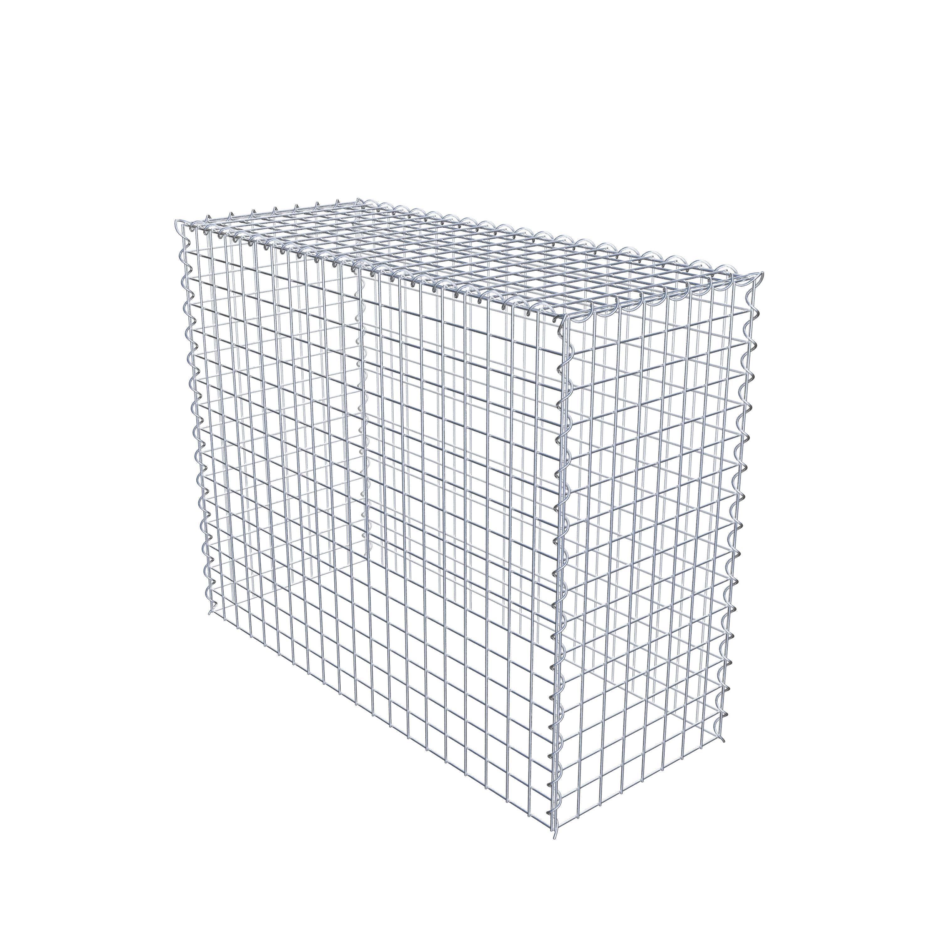 Extra gabion typ 3 100 cm x 80 cm x 40 cm (L x H x D), maskstorlek 5 cm x 5 cm, spiral