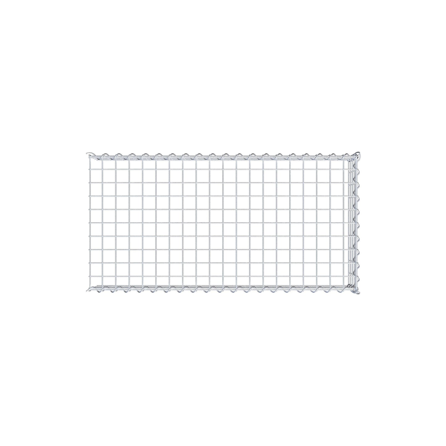 Gavión complementario tipo 4 100 cm x 20 cm x 50 cm (L x A x P), malla 5 cm x 5 cm, espiral