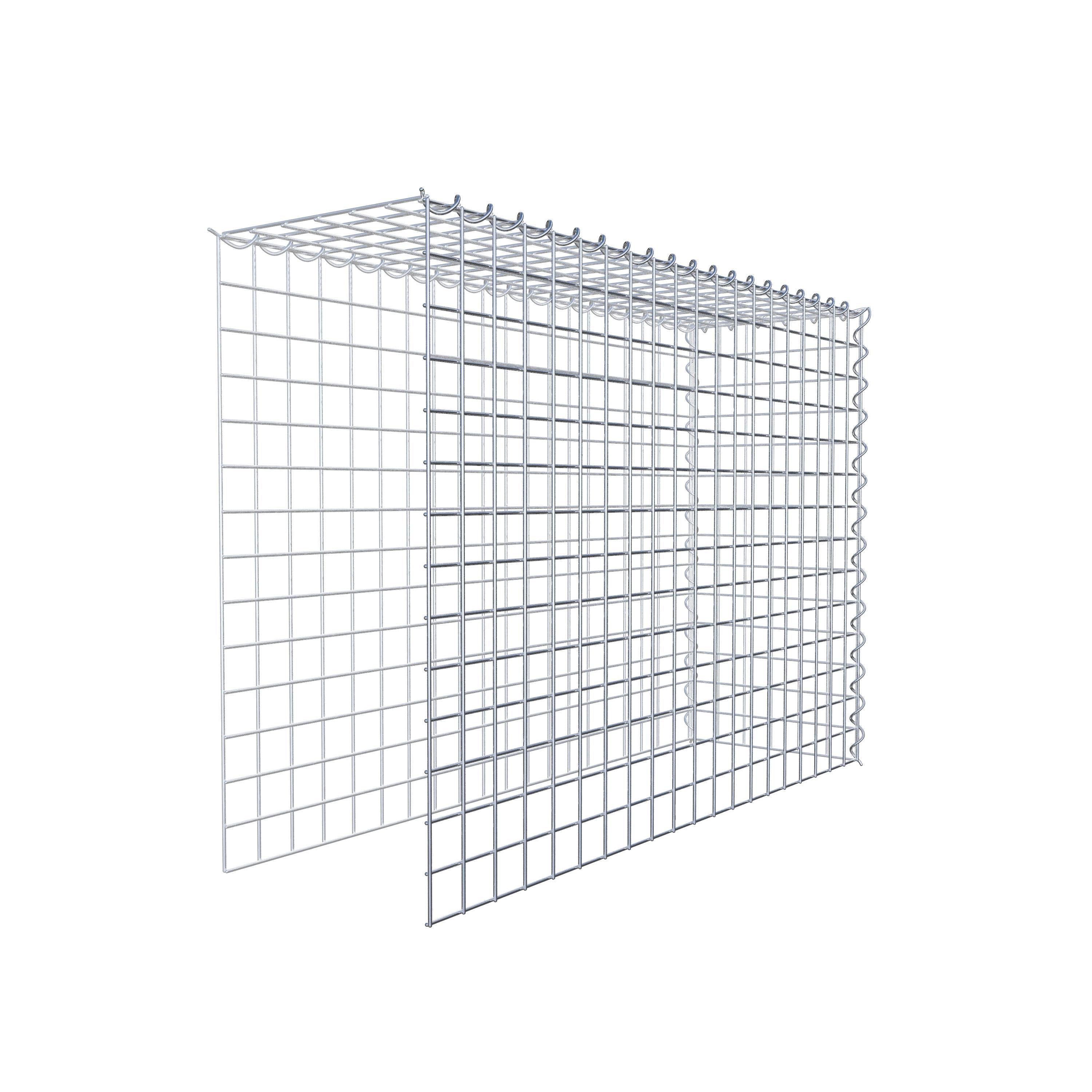 Gabion rapporté type 4 100 cm x 70 cm x 30 cm (L x H x P), mailles 5 cm x 5 cm, spirale