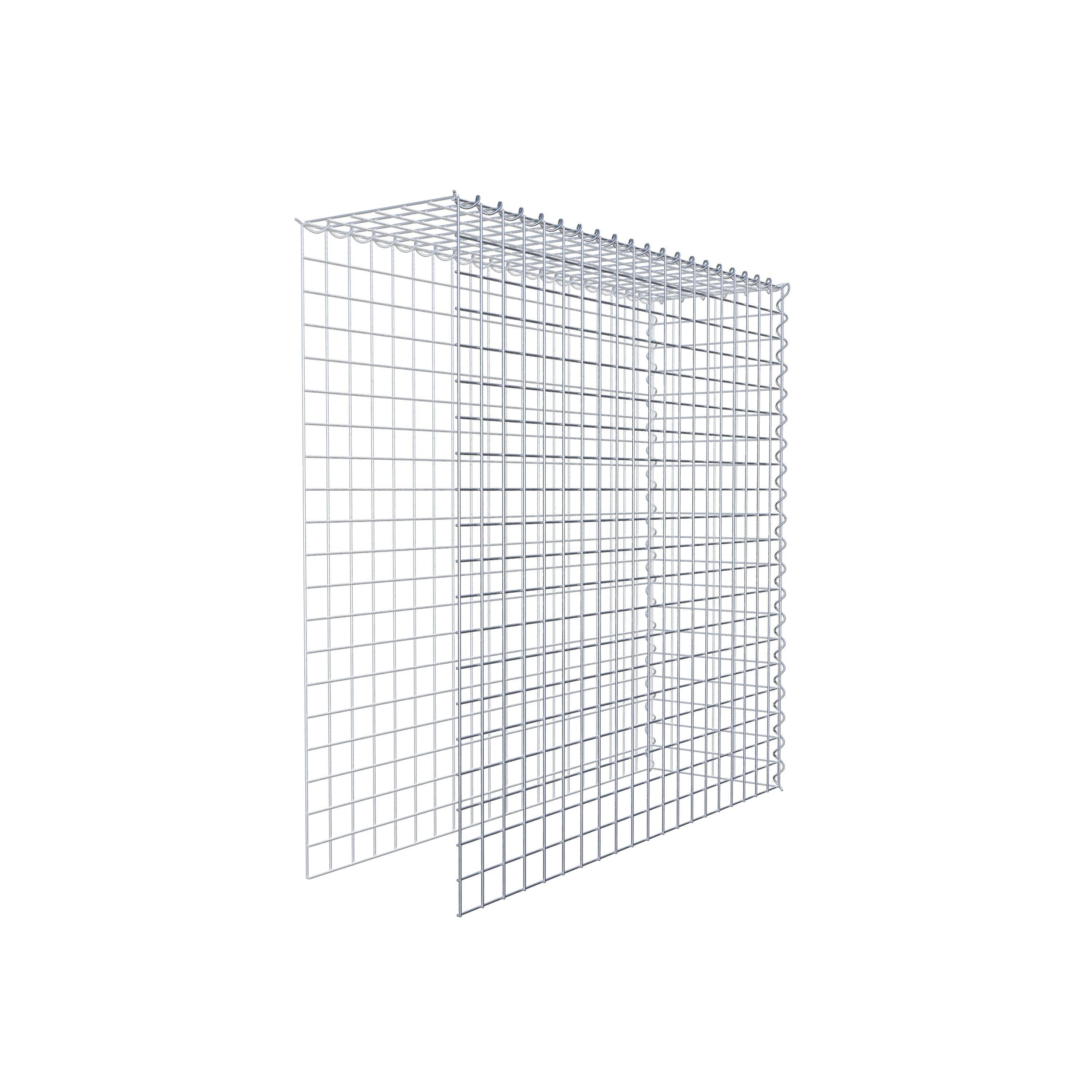 Gavión complementario tipo 4 100 cm x 100 cm x 30 cm (L x A x P), malla 5 cm x 5 cm, espiral