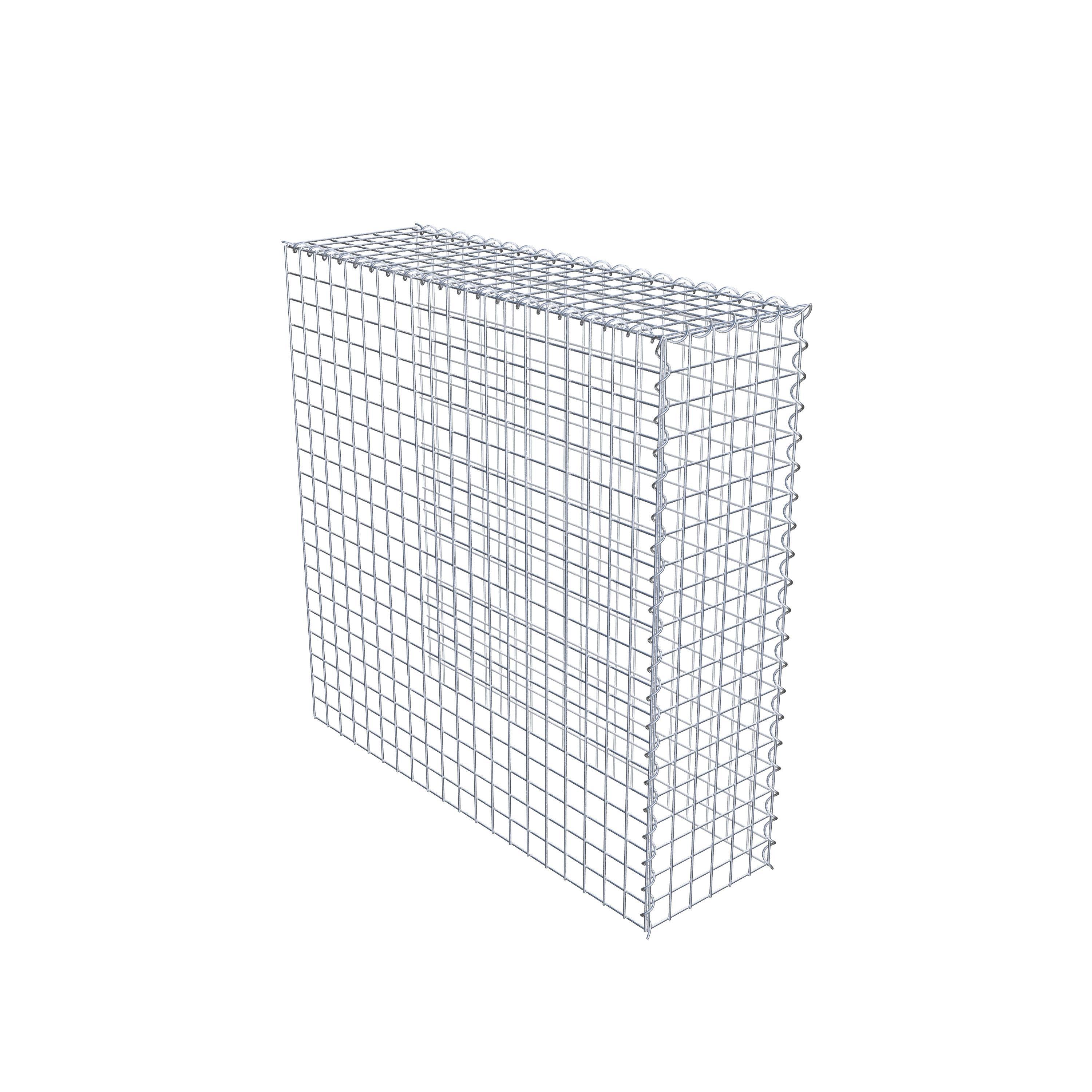 Gavión complementario tipo 4 100 cm x 100 cm x 30 cm (L x A x P), malla 5 cm x 5 cm, espiral