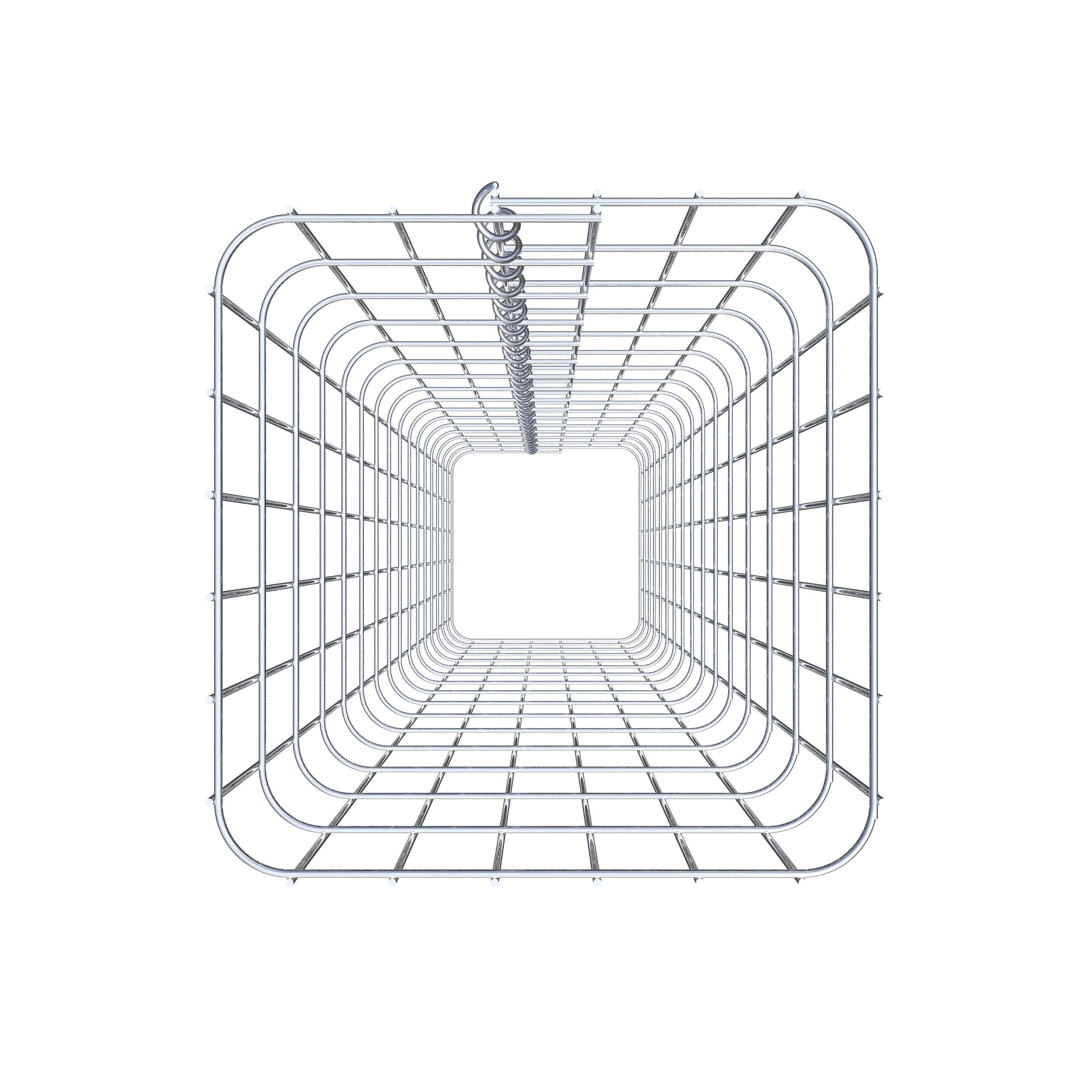 Colonne de gabion carrée 32 cm x 32 cm, 160 cm de hauteur, MW 5 cm x 10 cm