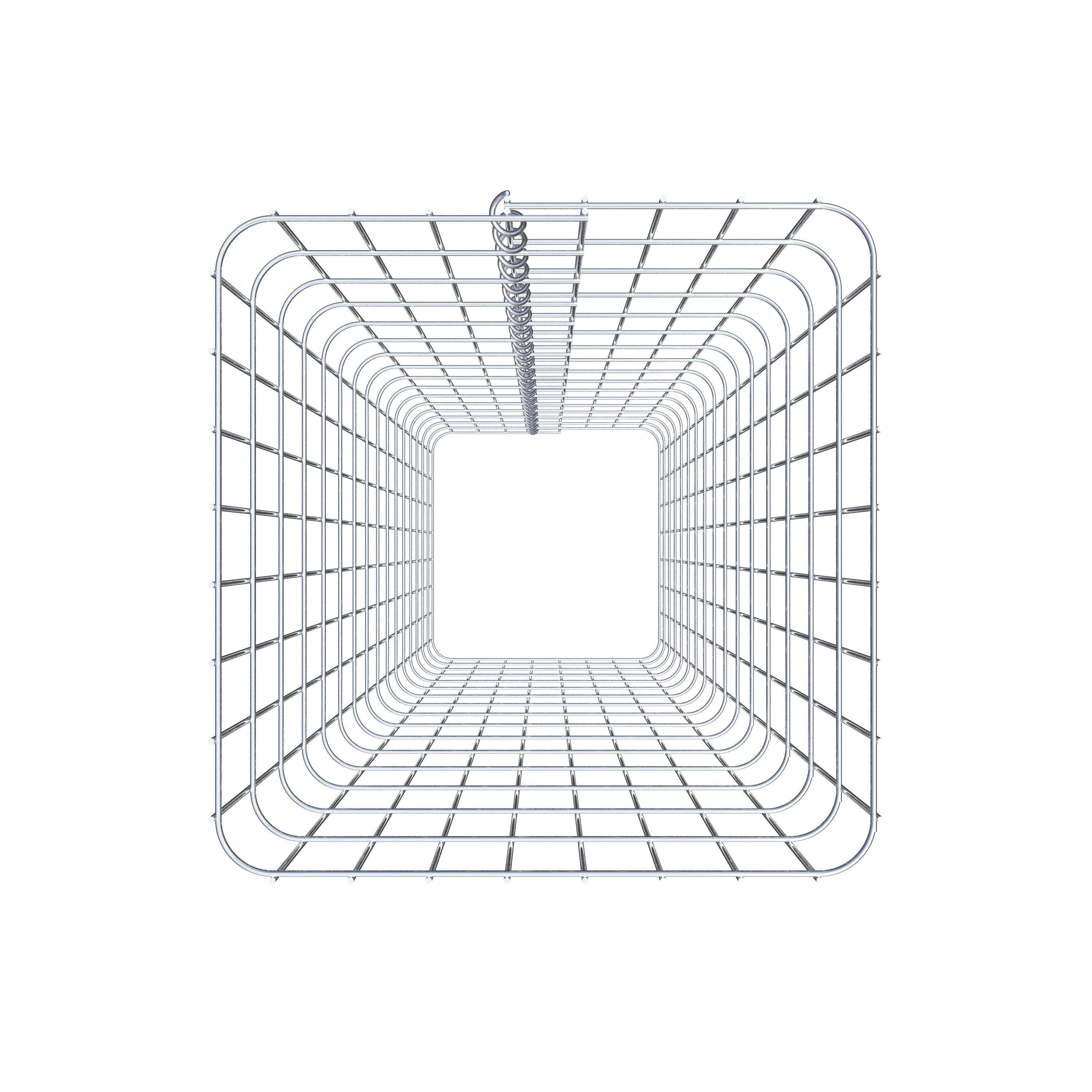 Colonna di gabbioni, angolare 42 cm x 42 cm, alta 160 cm, MW 5 cm x 10 cm
