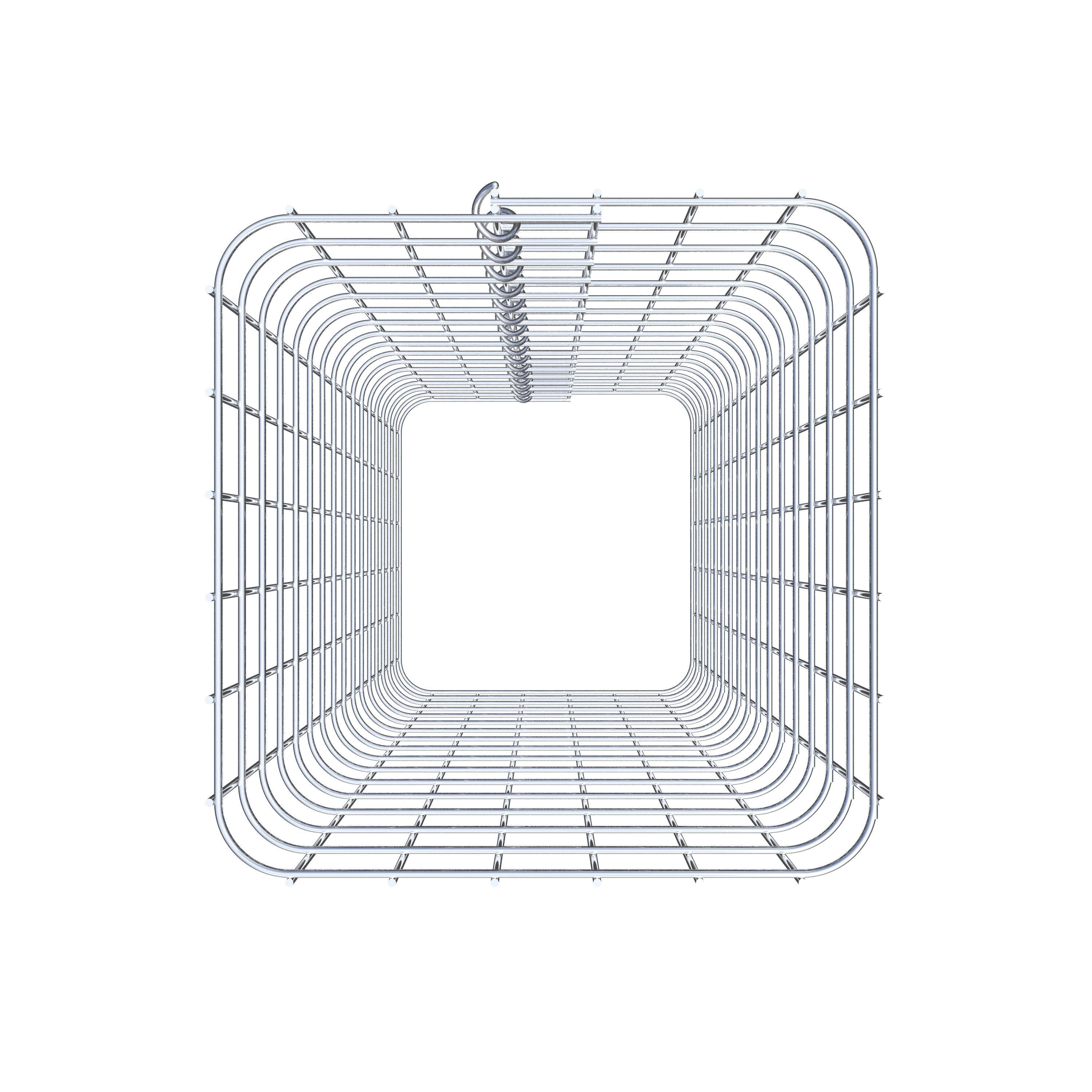 Gabionensäule eckig 32 cm x 32 cm, 80 cm Höhe, MW 5 cm x 5 cm