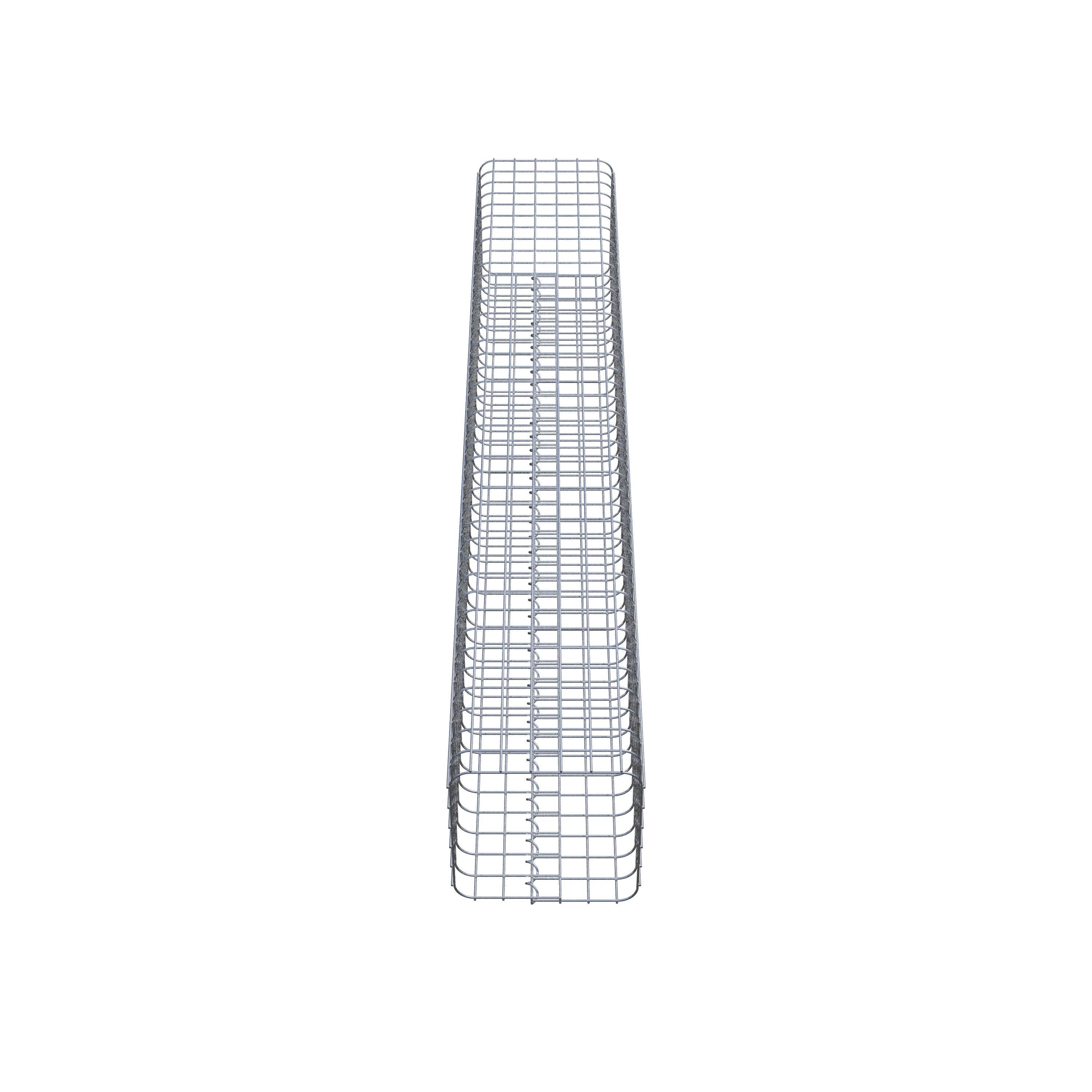 Gabion column square 32 cm x 32 cm, 200 cm high, MW 5 cm x 5 cm