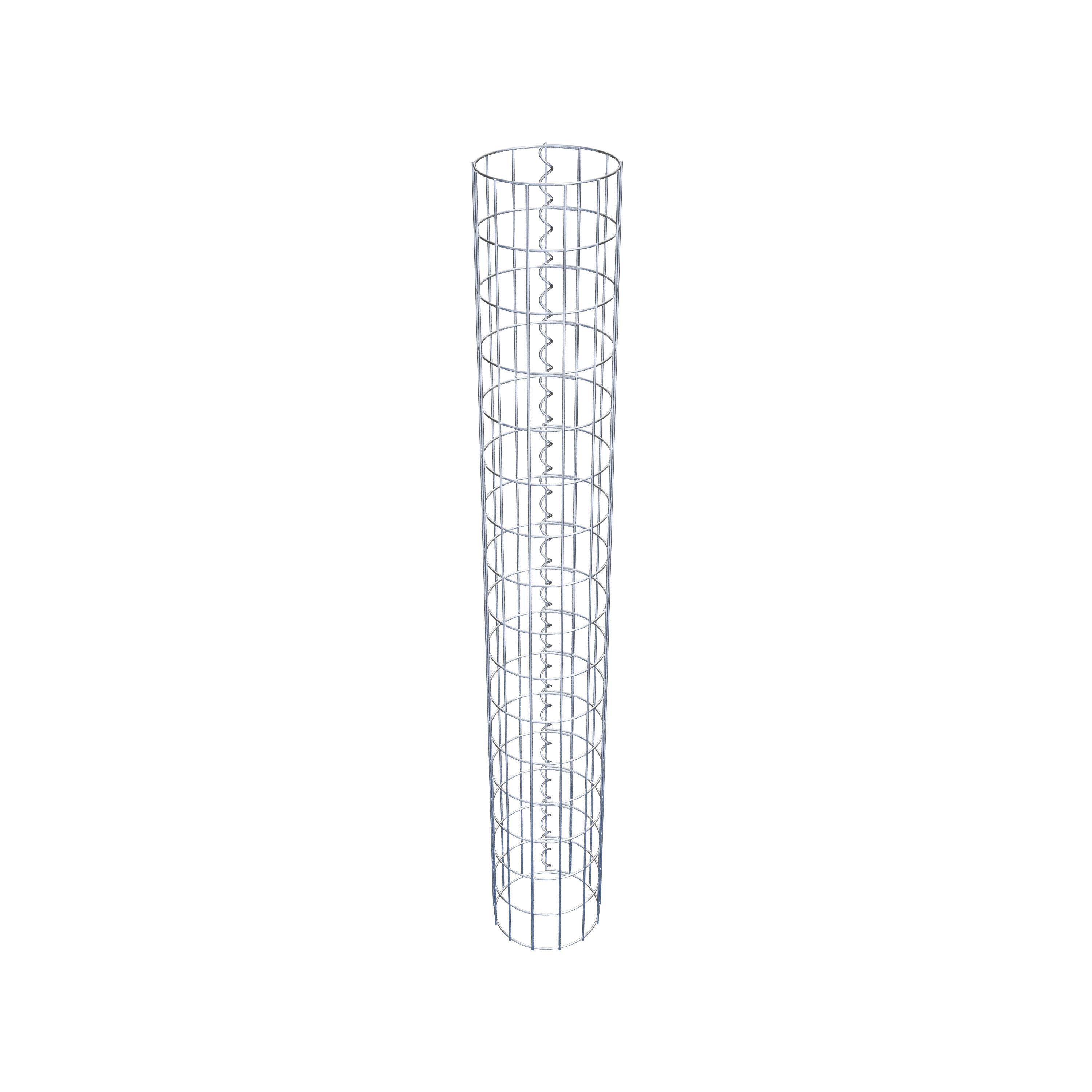 Gabionsøjle diameter 22 cm, MW 5 x 10 cm rund
