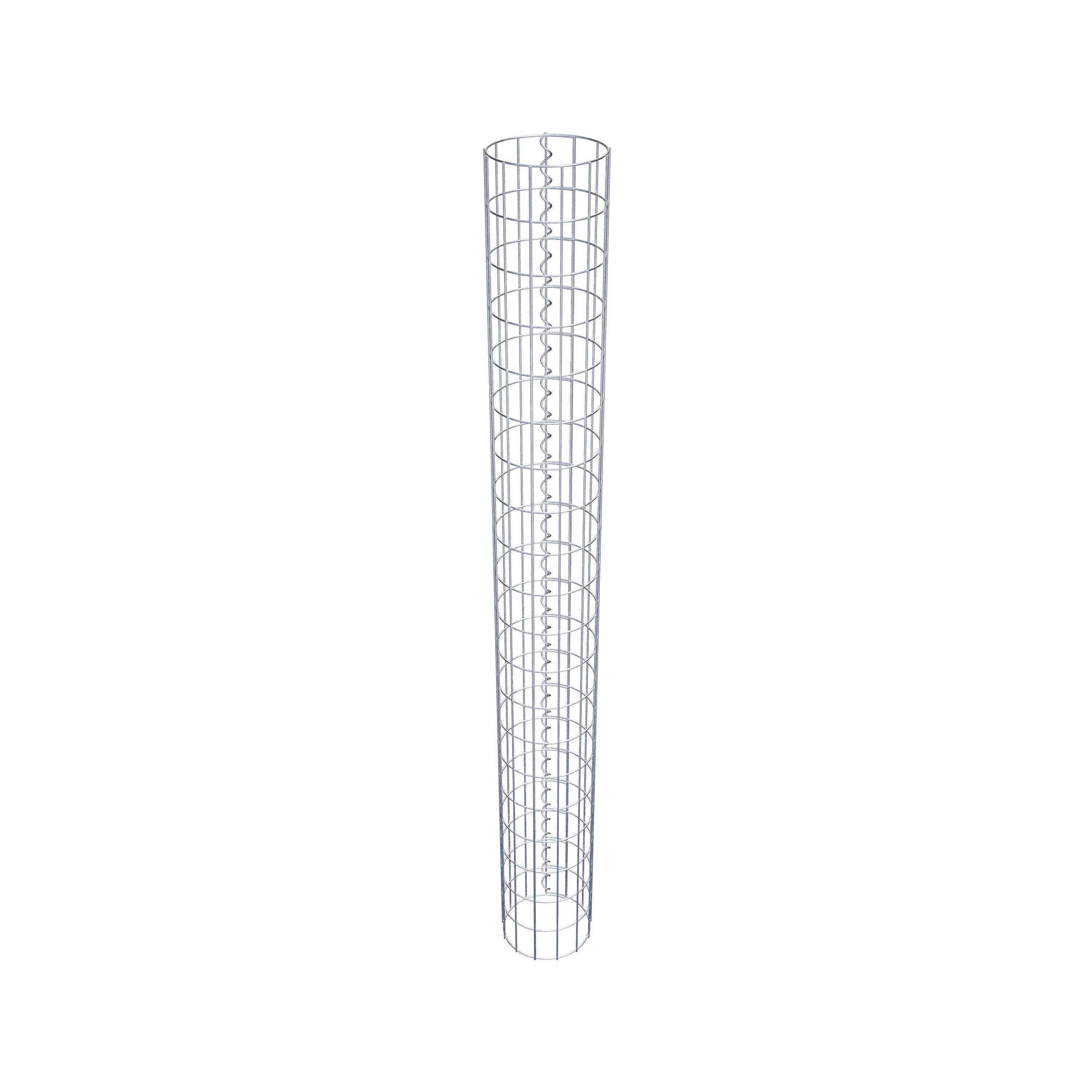 Gabionsøjle diameter 22 cm, MW 5 x 10 cm rund