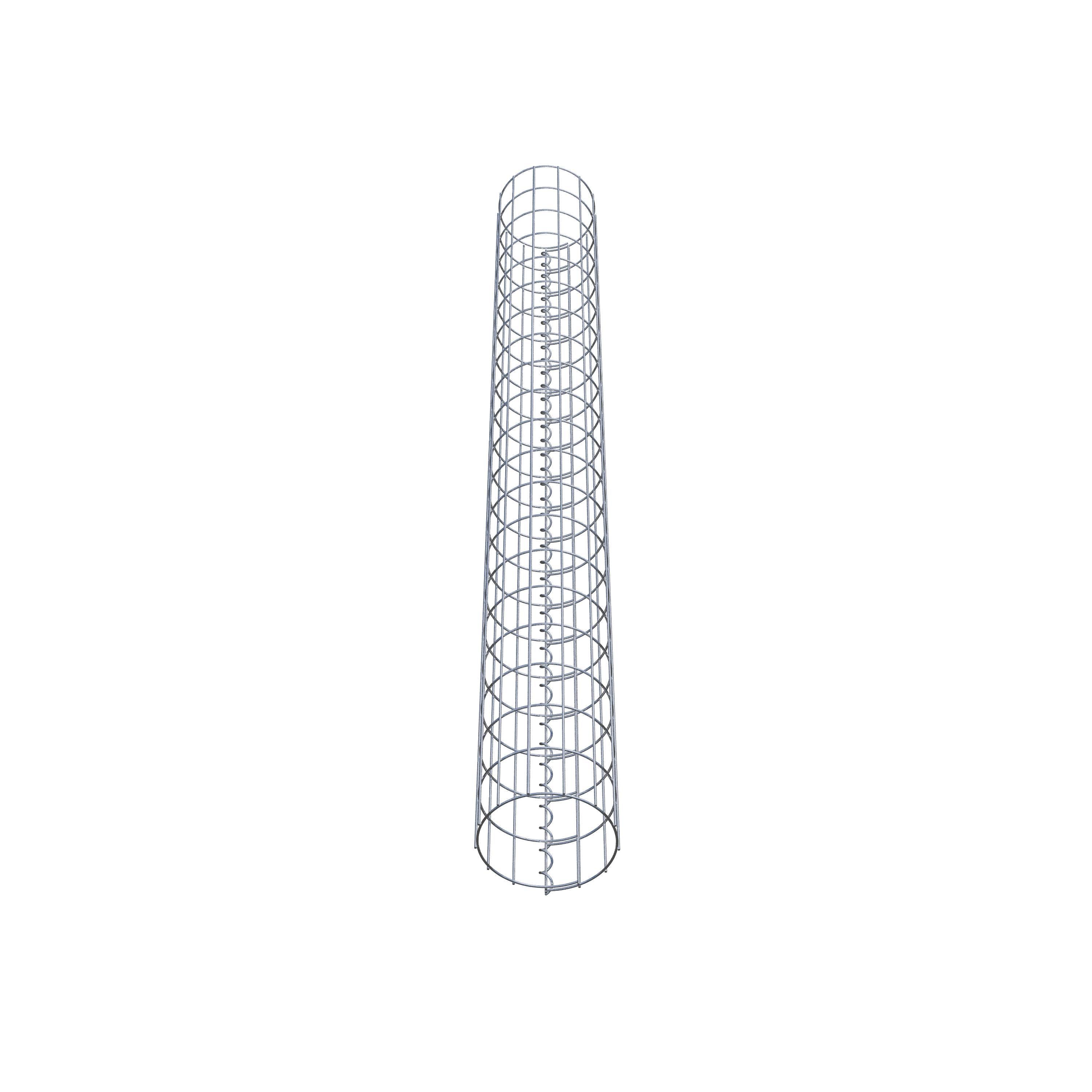 Gabionsøjle diameter 22 cm, MW 5 x 10 cm rund