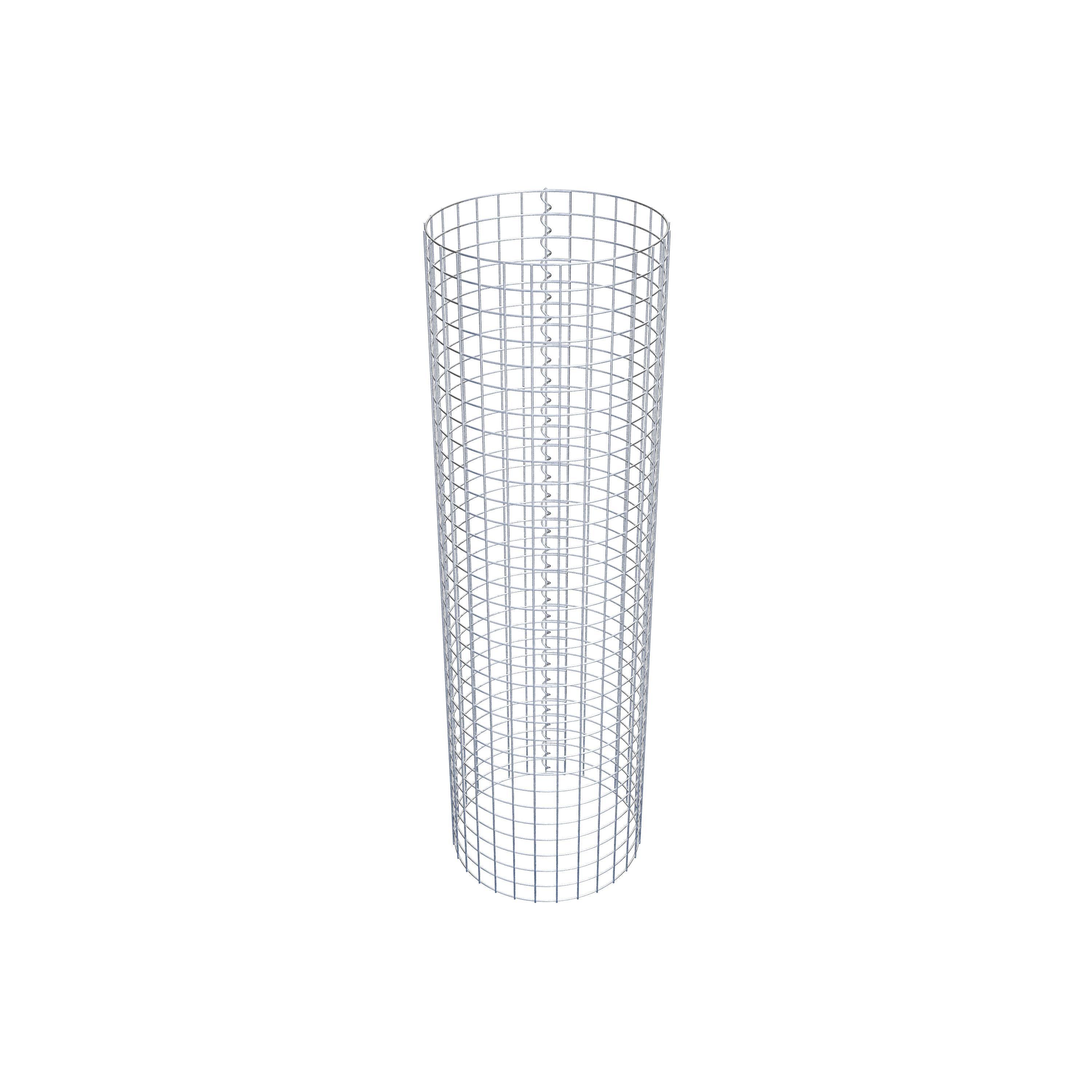 Gabionpelare rund 47 cm diameter, 160 cm höjd, maskstorlek 5 cm x 5 cm
