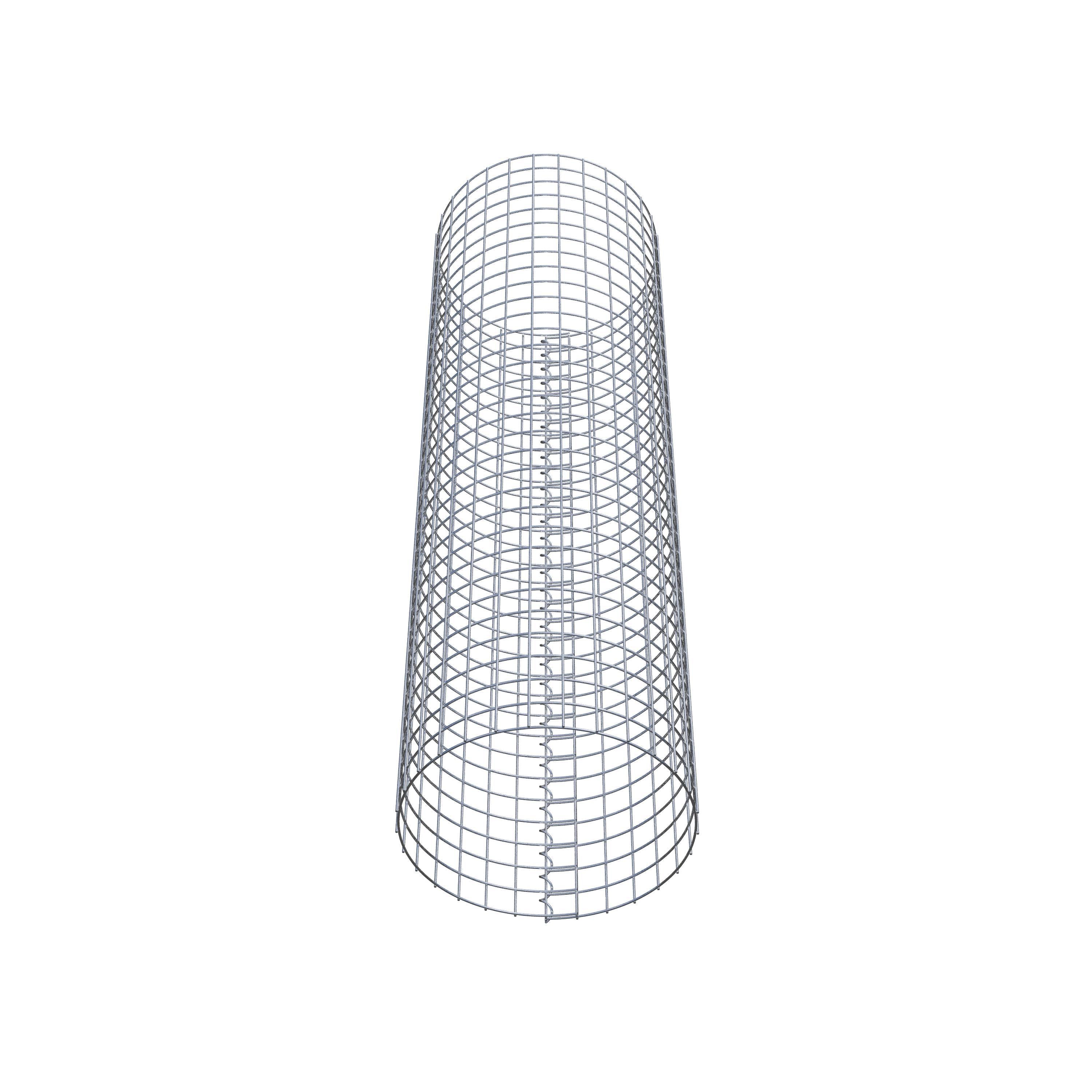 Gabionpelare rund 47 cm diameter, 160 cm höjd, maskstorlek 5 cm x 5 cm