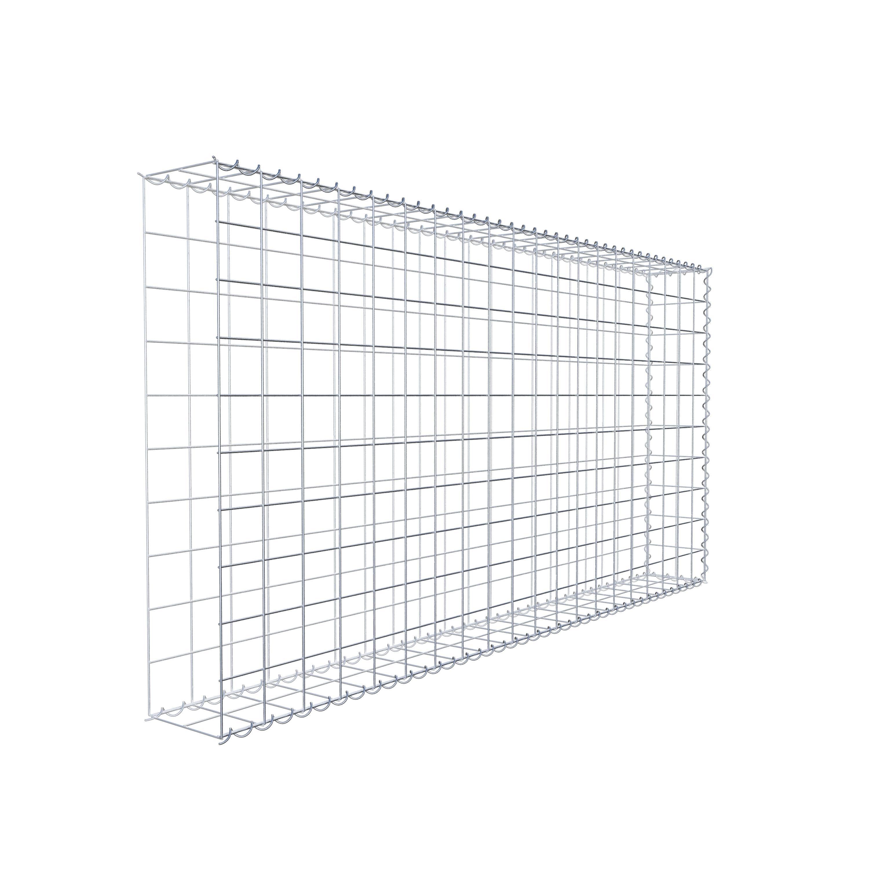 Anbaugabione Typ 2 200 cm x 100 cm x 20 cm (L x H x T), Maschenweite 10 cm x 10 cm, Spirale