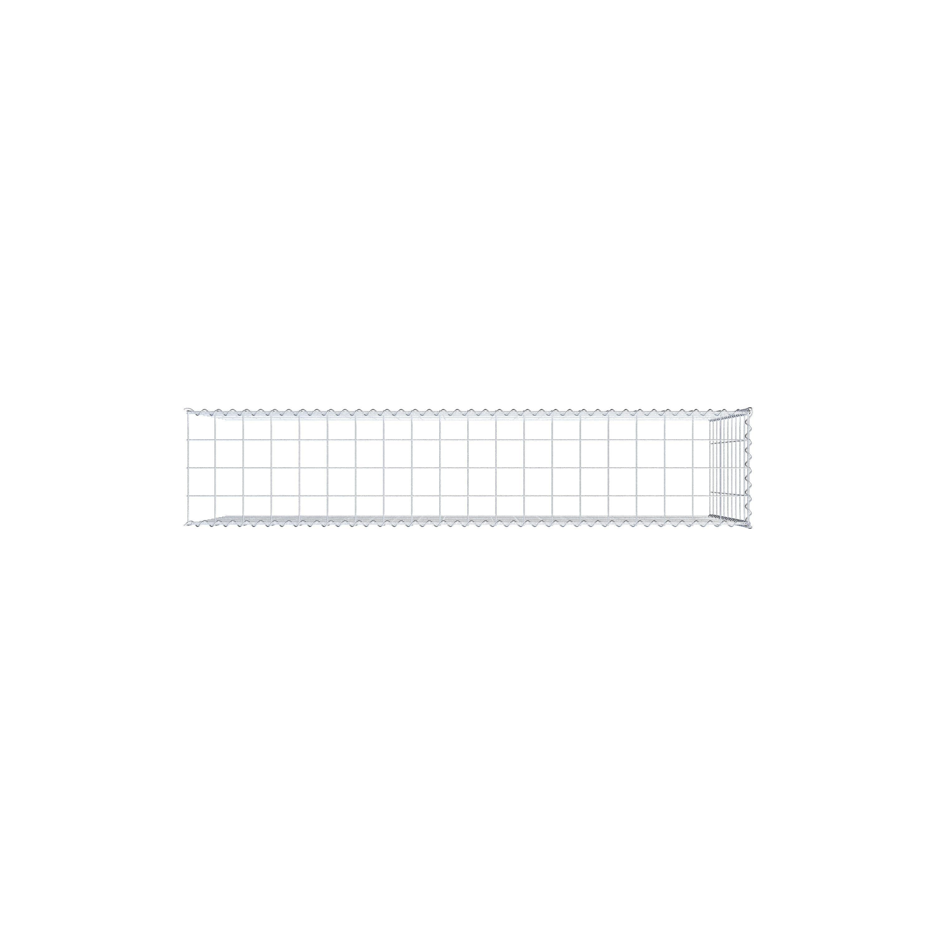 Add-on schanskorf type 4 200 cm x 100 cm x 40 cm (L x H x D), maaswijdte 10 cm x 10 cm, spiraal