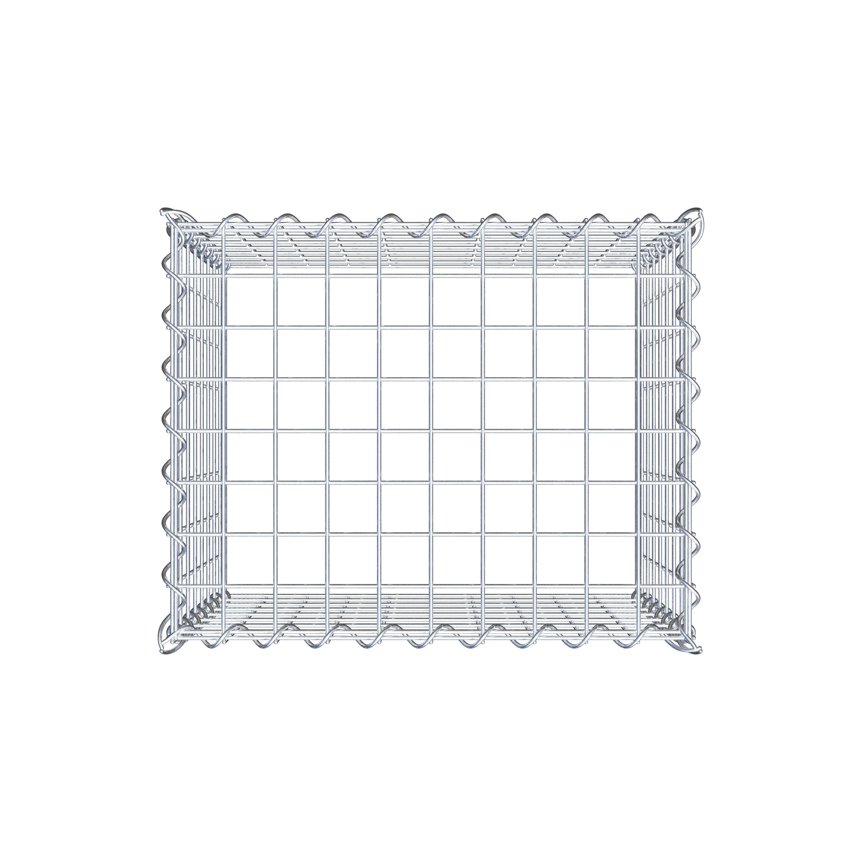 Anbaugabione Typ 3 50 cm x 40 cm x 40 cm (L x H x T), Maschenweite 5 cm x 5 cm, Spirale