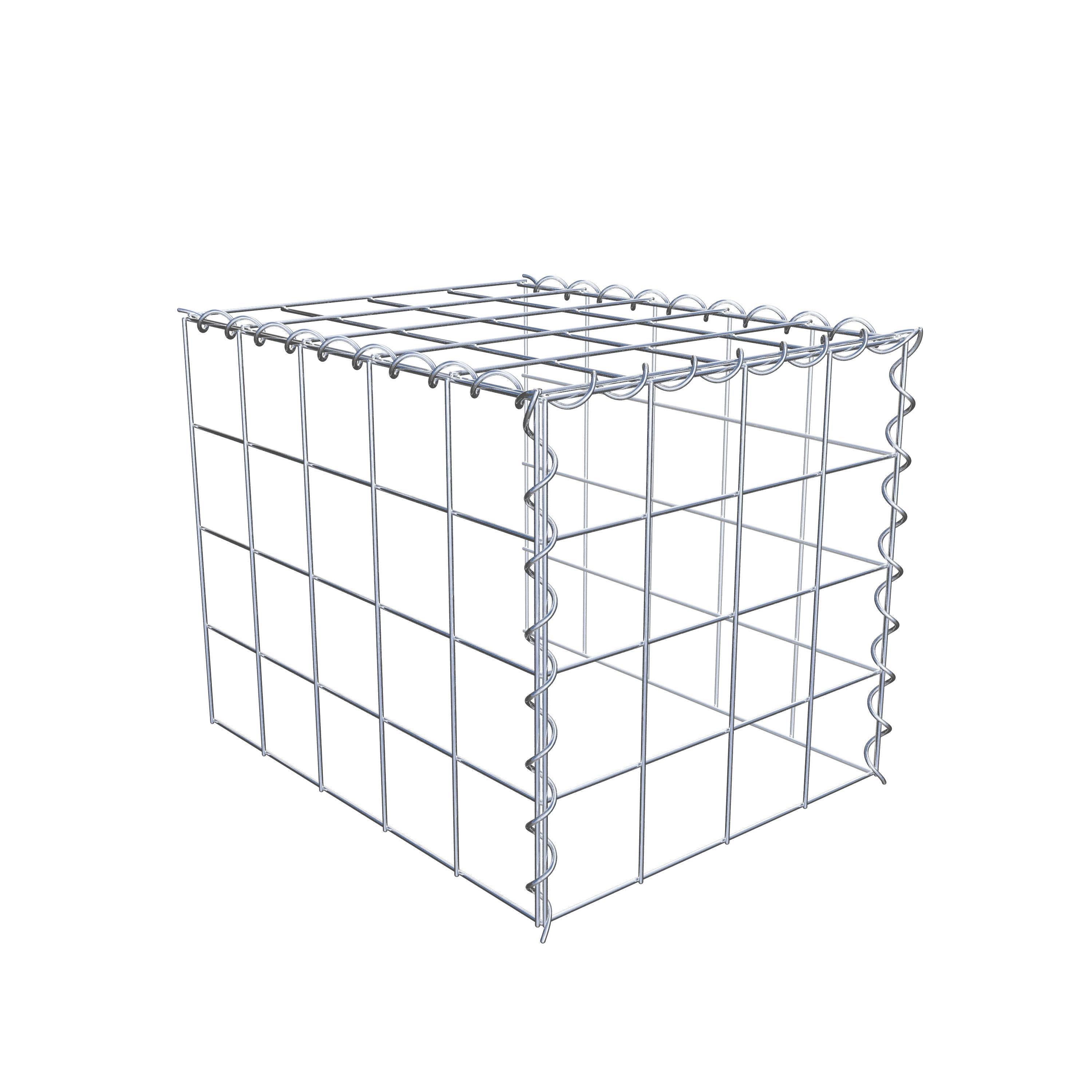 Add-on schanskorf type 4 50 cm x 40 cm x 40 cm (L x H x D), maaswijdte 10 cm x 10 cm, spiraal