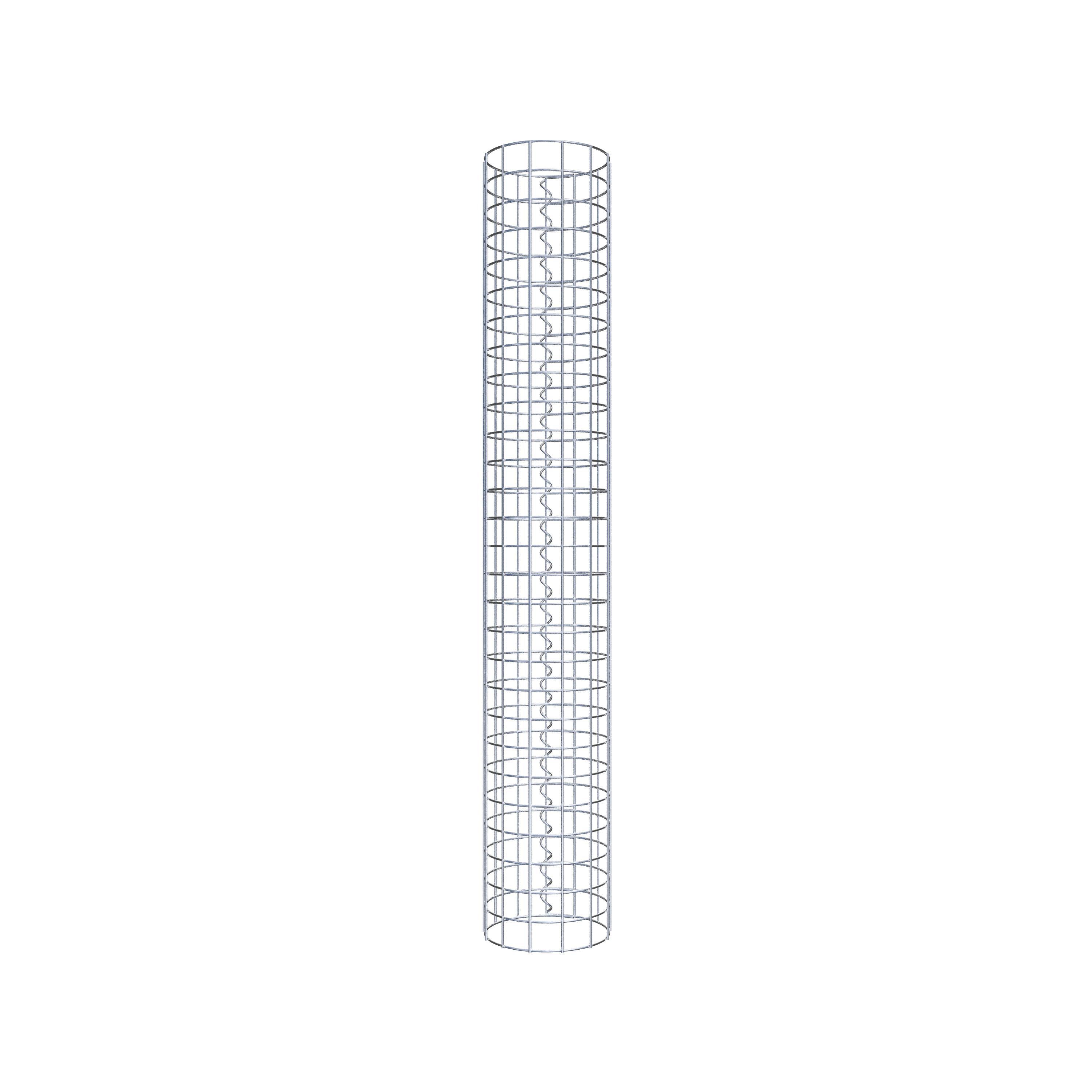 Schanskorf kolom diameter 22 cm MW 5 x 5 cm rond