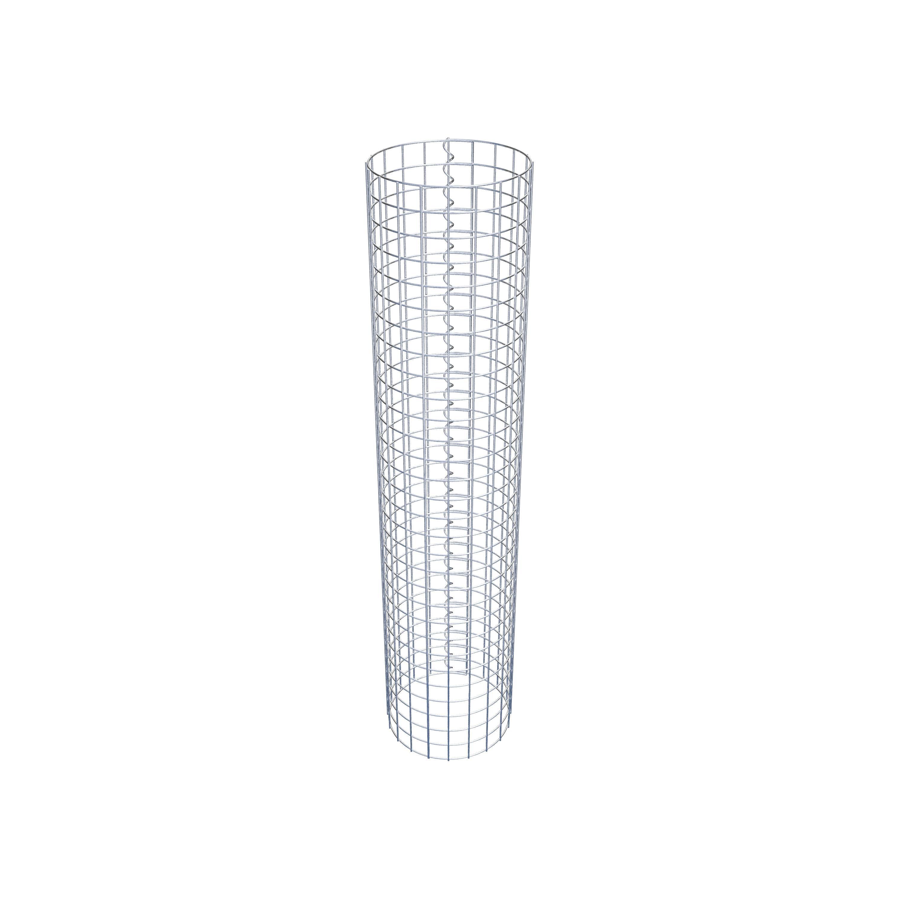 Gabionsøjle diameter 32 cm MW 5 x 5 cm rund