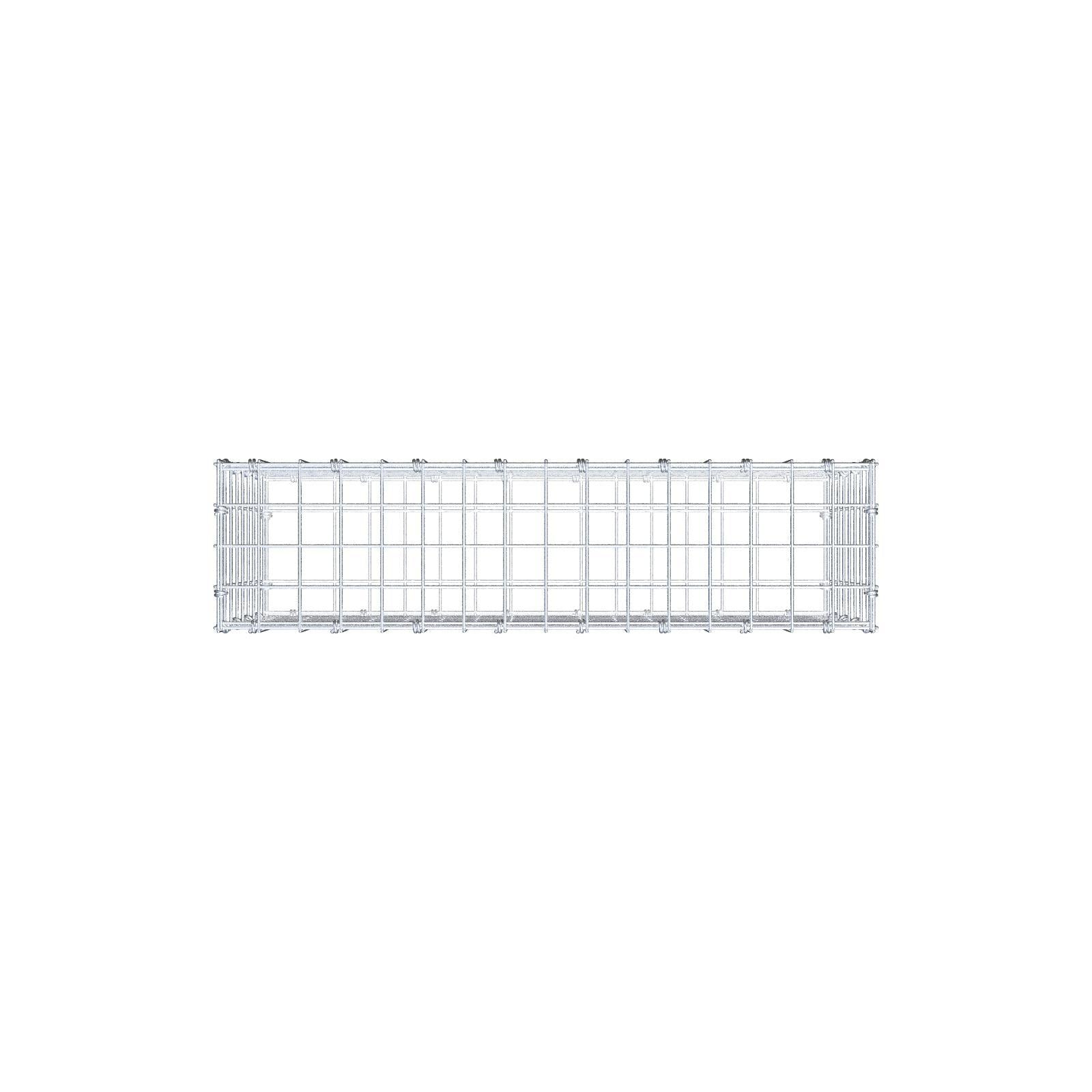 Gabion 80 cm x 40 cm x 20 cm (L x H x D), mesh size 5 x 5 cm, spiral ring