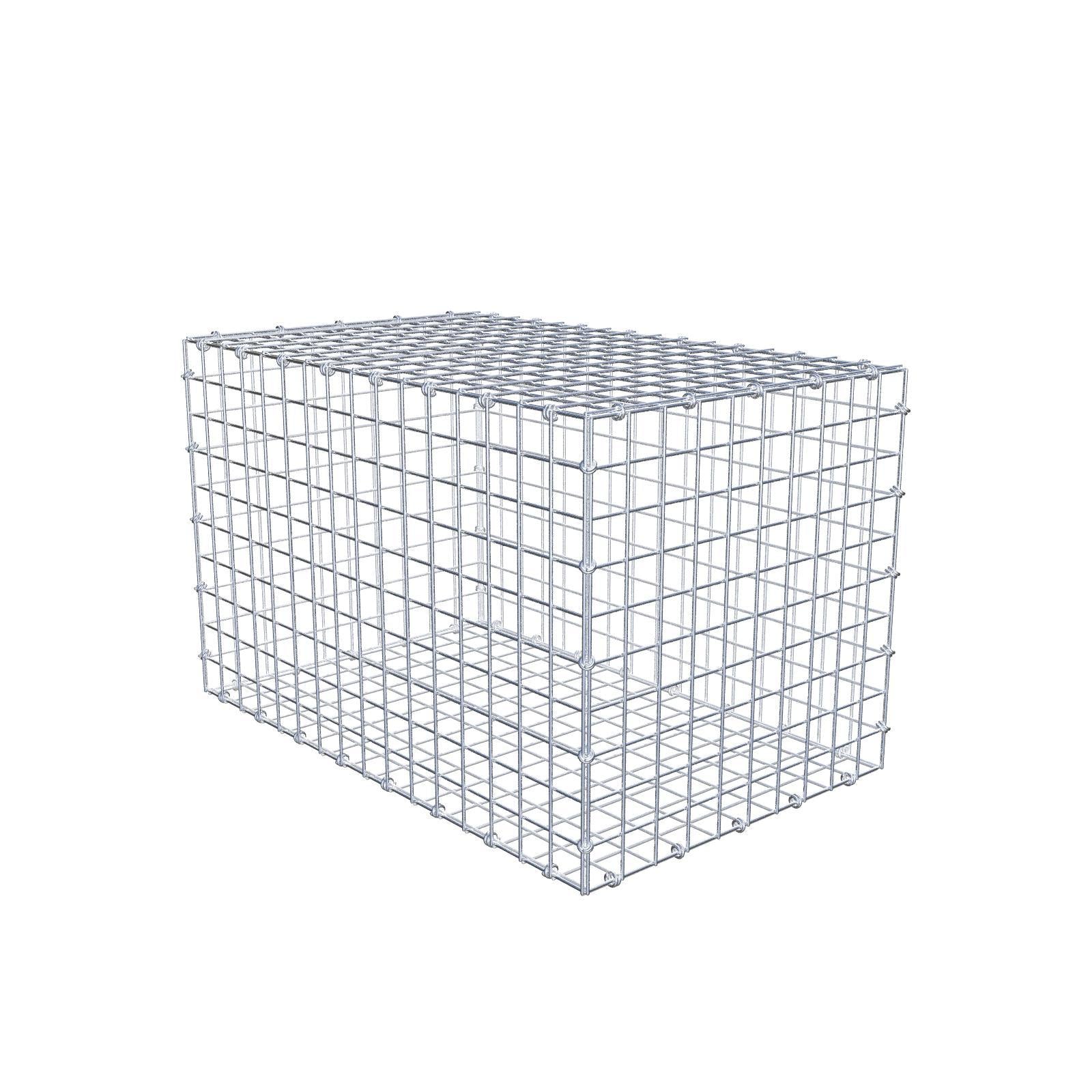 Gabbione 80 cm x 50 cm x 50 cm (L x H x P), maglia 5 x 5 cm, anello a spirale