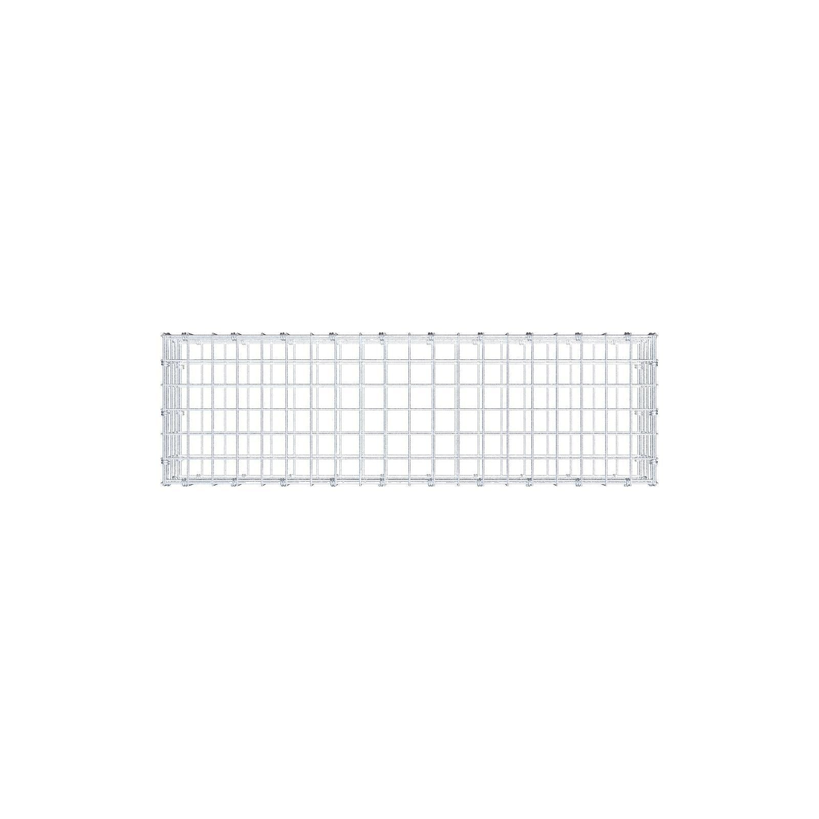 Gabione 100 cm x 20 cm x 30 cm (L x H x T), Maschenweite 5 x 5 cm, Spiralring