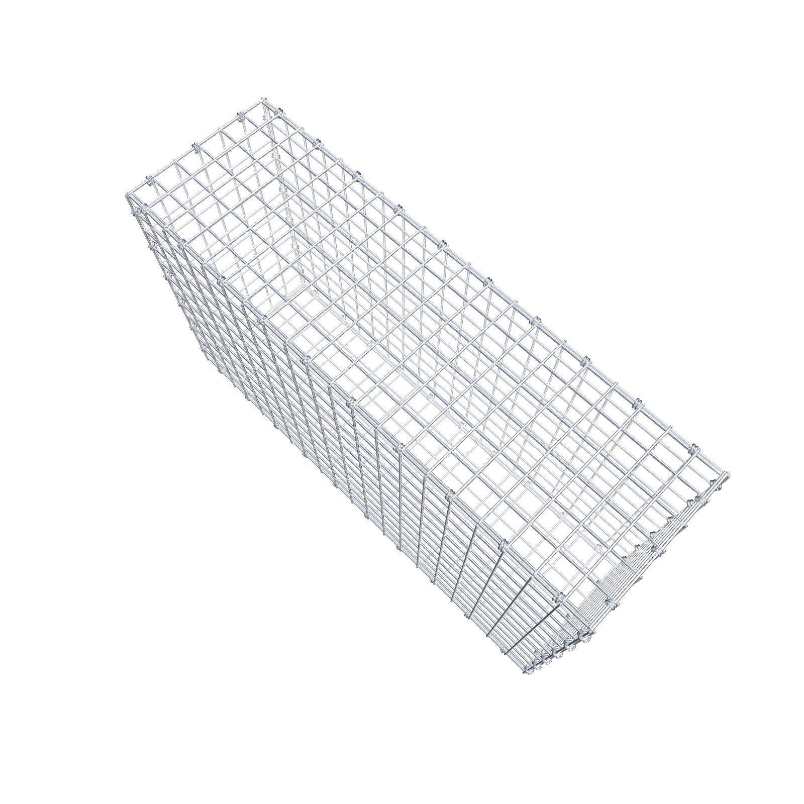 Gabione 100 cm x 60 cm x 30 cm (L x H x T), Maschenweite 5 x 5 cm, Spiralring