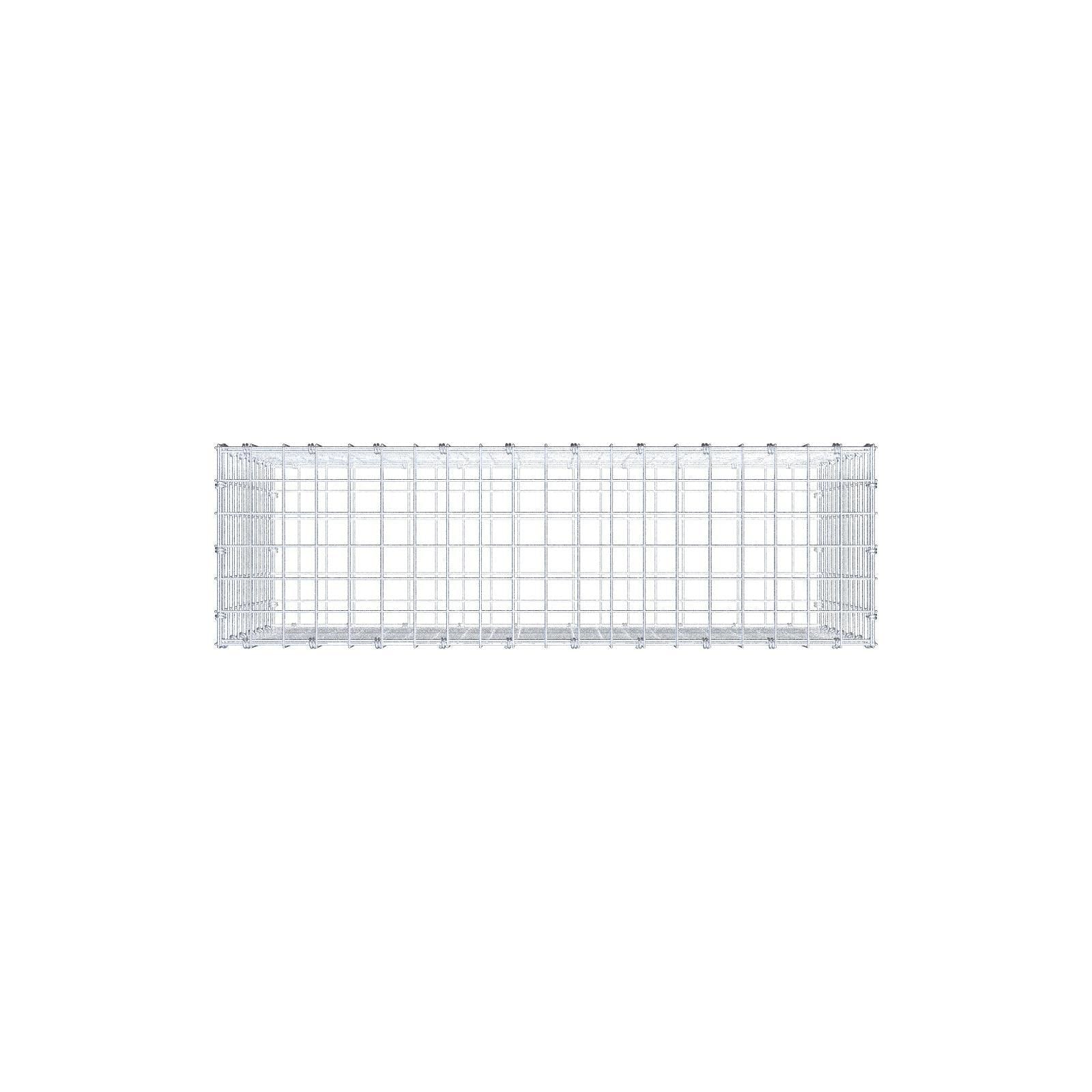 Gabione 100 cm x 60 cm x 30 cm (L x H x T), Maschenweite 5 x 5 cm, Spiralring
