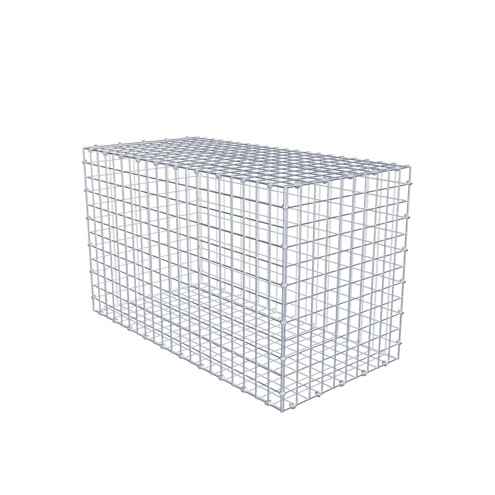 Schanskorf 100 cm x 60 cm x 50 cm (L x H x D), maaswijdte 5 x 5 cm, spiraalring